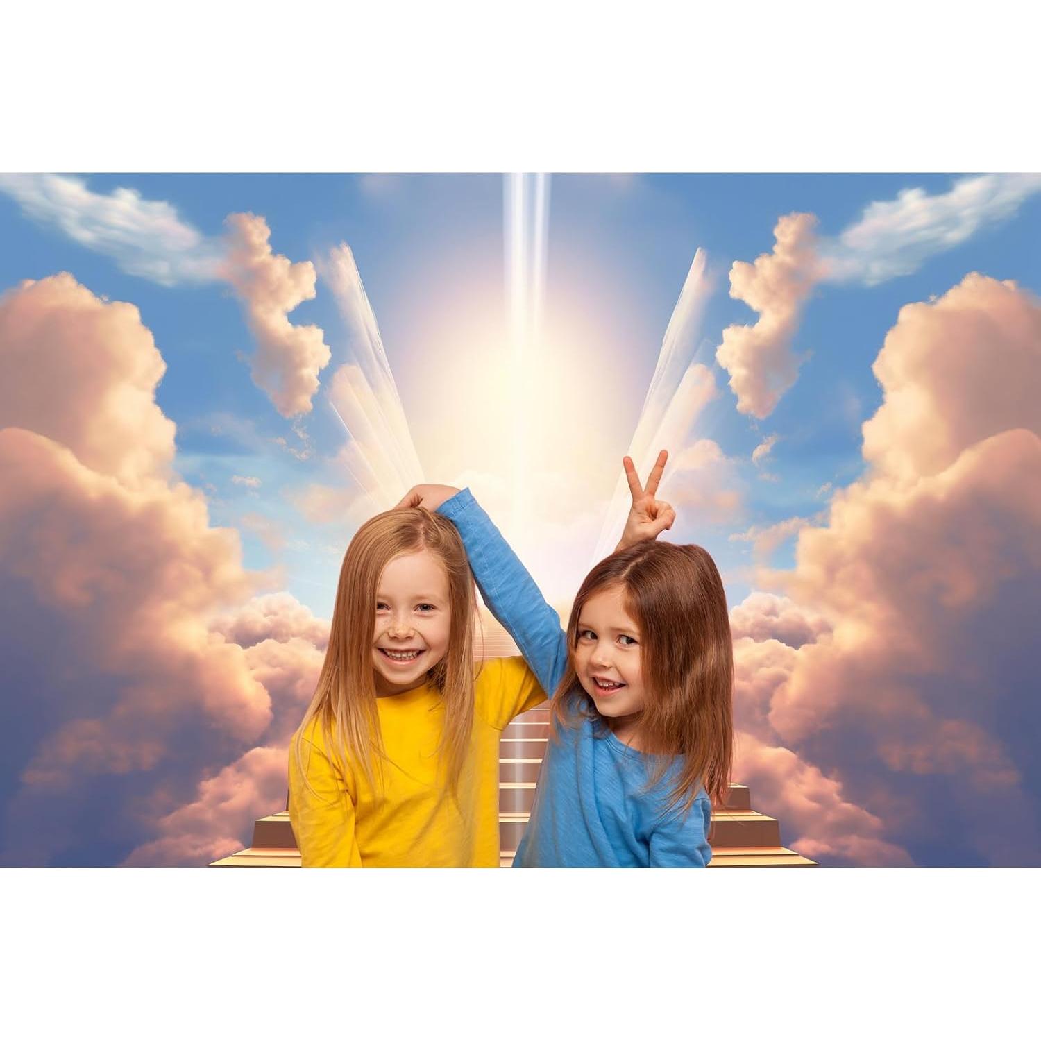 Fondo de Fotografía Vinilo 2.7x1.8m Mitivcati Cielo Nubes