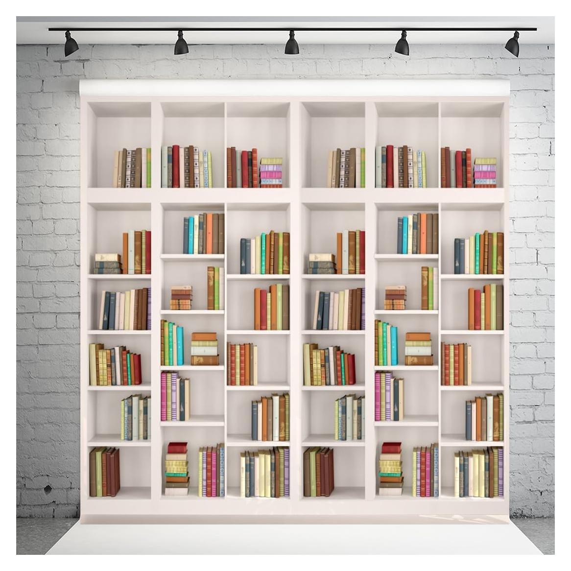 Fondo de Fotografía AOFOTO 1.8x1.8m Estantería Blanca