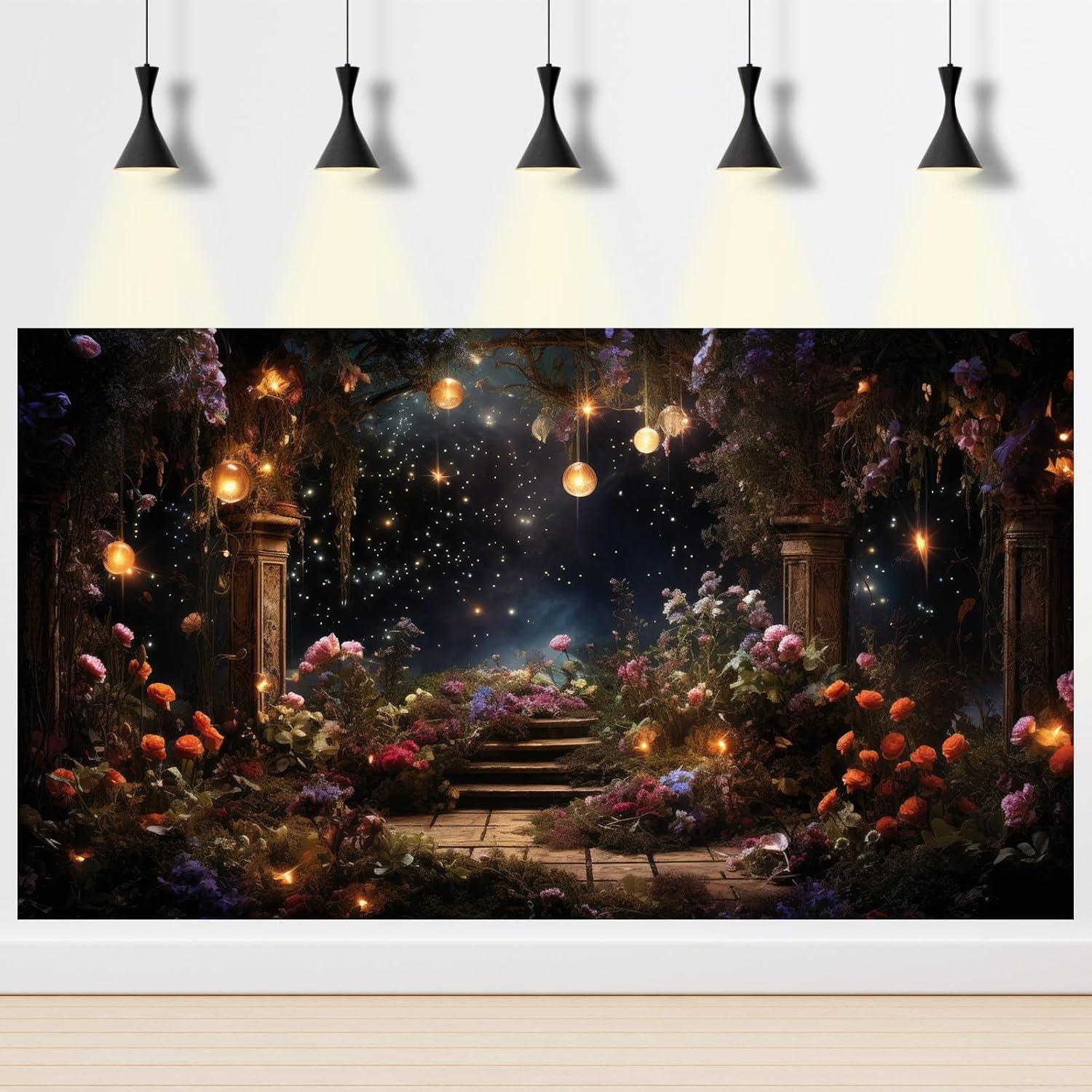 Fondo de Fotografía Jardín Fantasía Mitivcati 2.2x1.5m