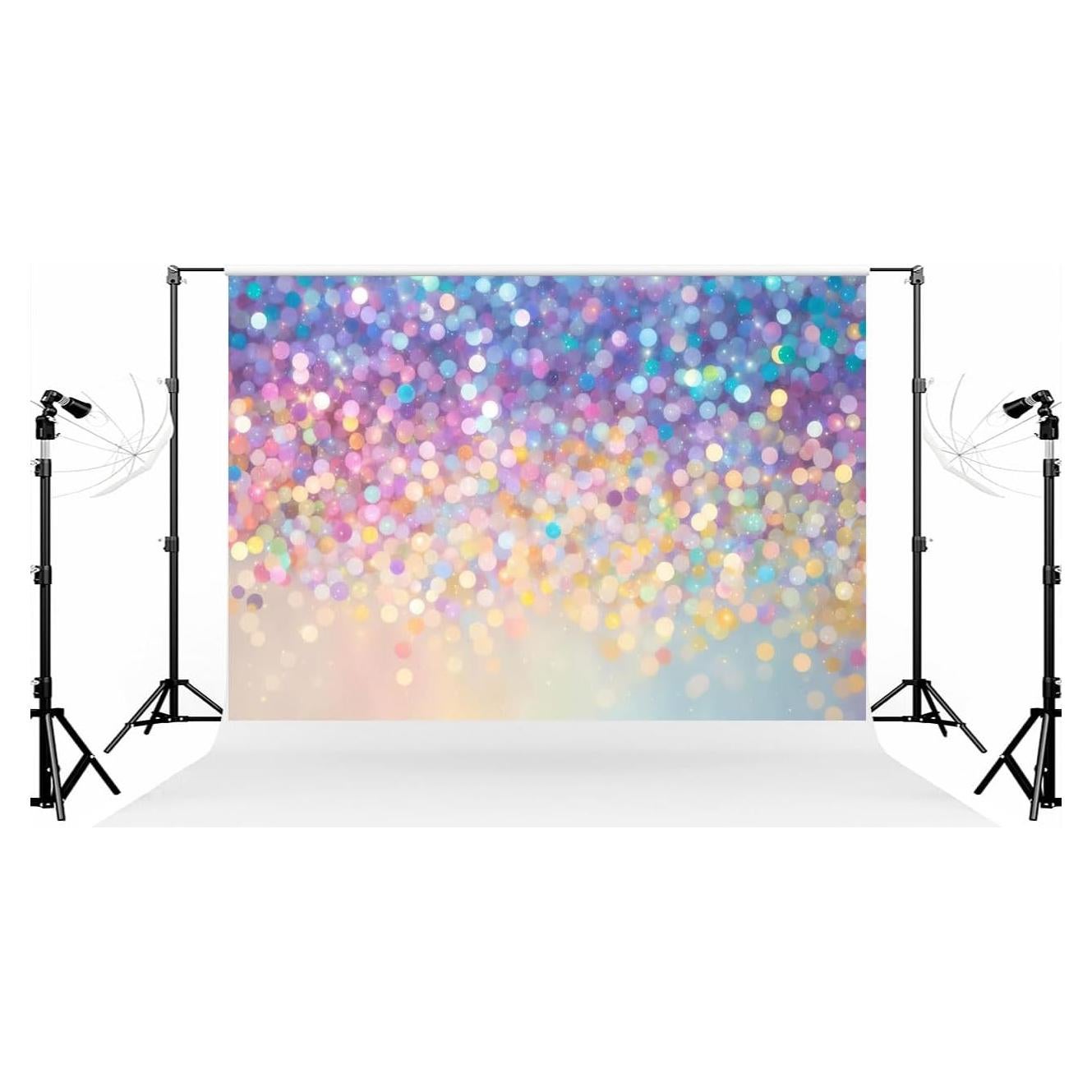Fondo de Foto Kate 2.2x1.5m Microfibra Colorido Bokeh