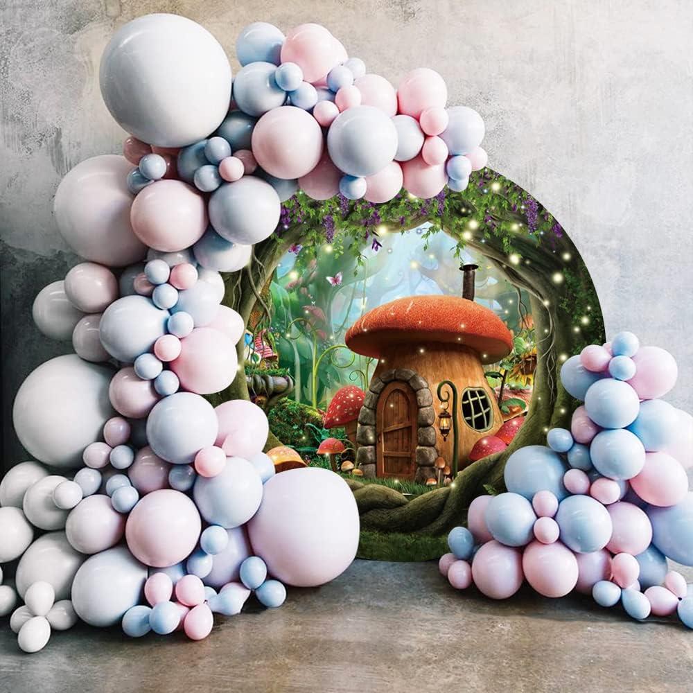 Fondo Redondo Laeacco 2m Bosque Encantado Poliester Fiesta