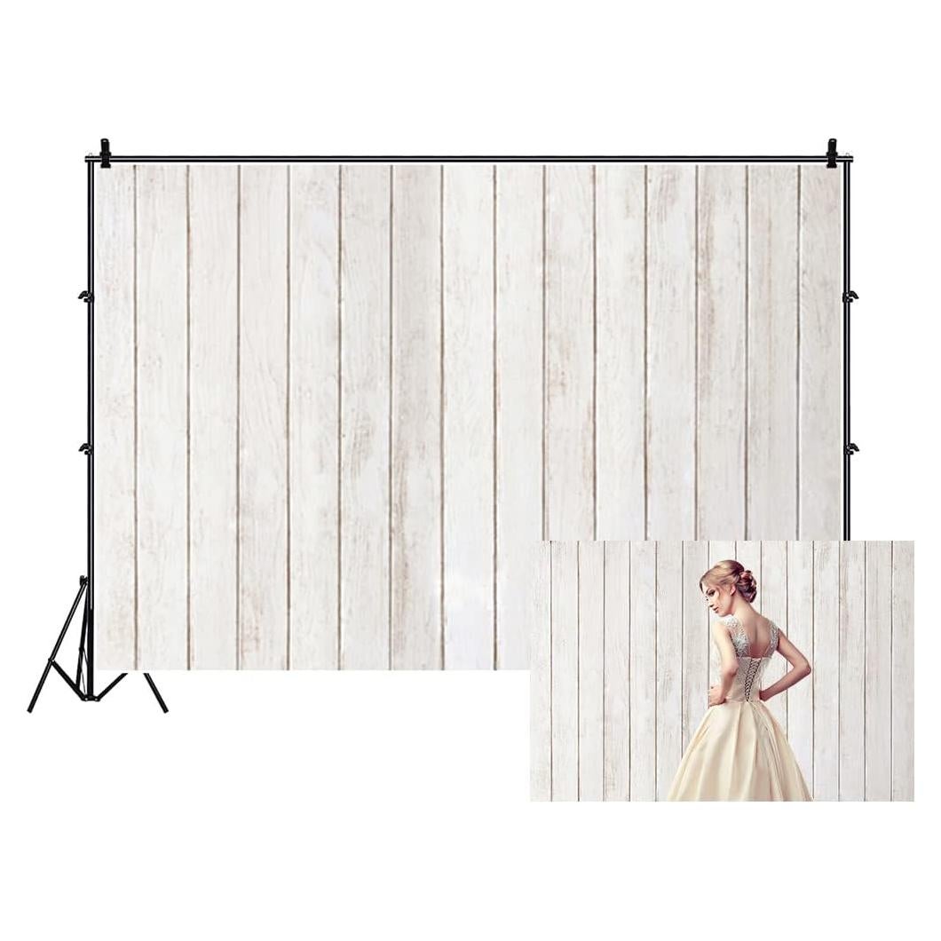 Fondo Fotográfico Renaiss 2.44x1.83m Poliester Vintage Blanco