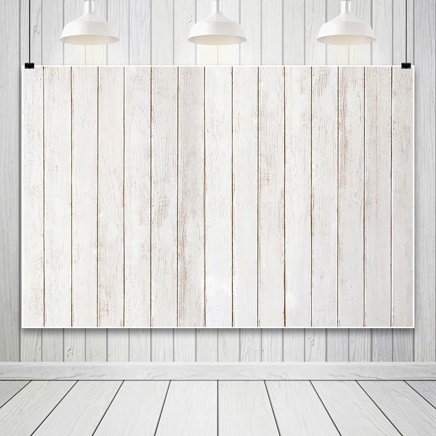 Fondo Fotográfico Renaiss 2.44x1.83m Poliester Vintage Blanco