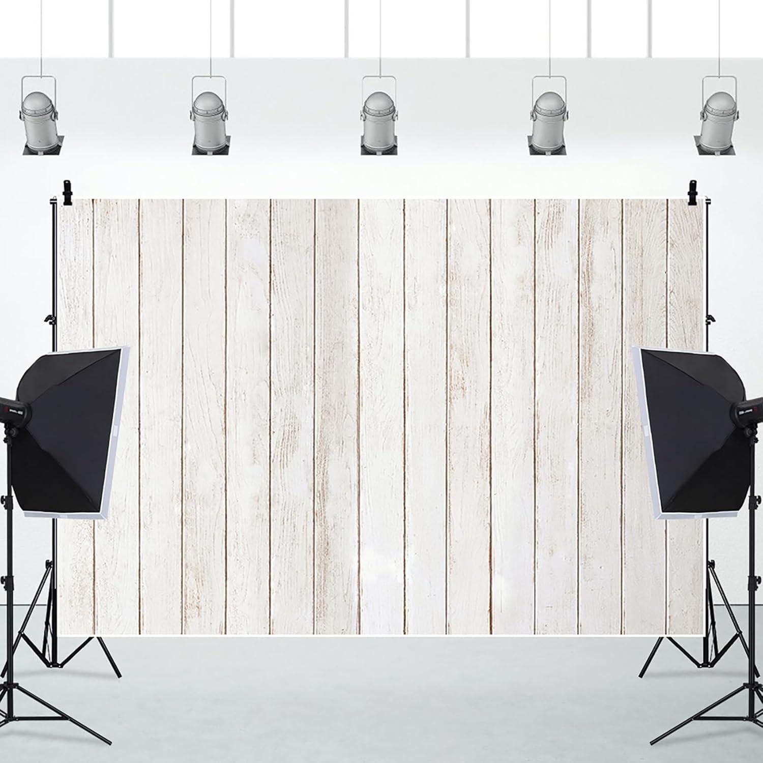 Fondo Fotográfico Renaiss 2.44x1.83m Poliester Vintage Blanco