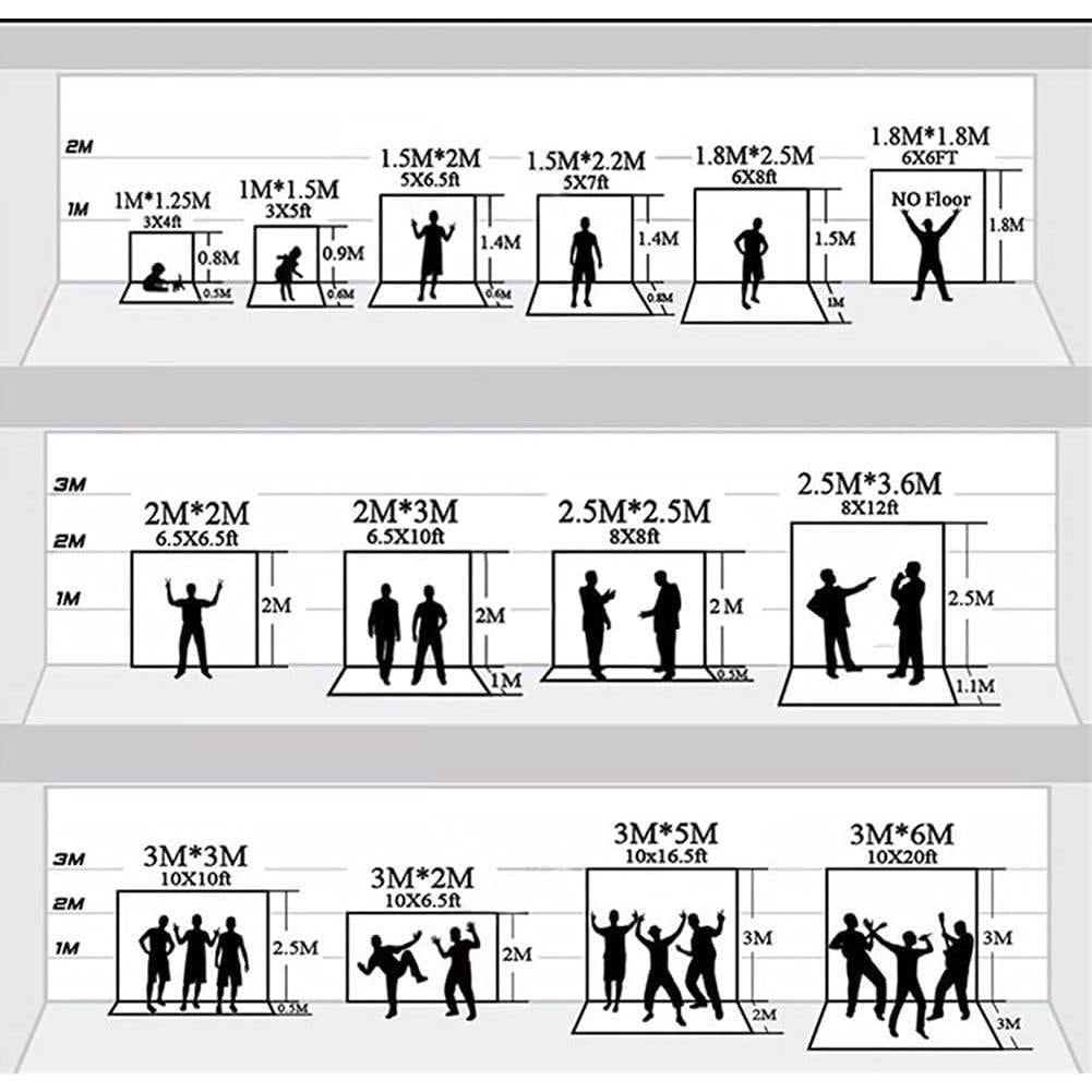 Fondo Fotográfico Renaiss 2.44x1.83m Poliester Vintage Blanco