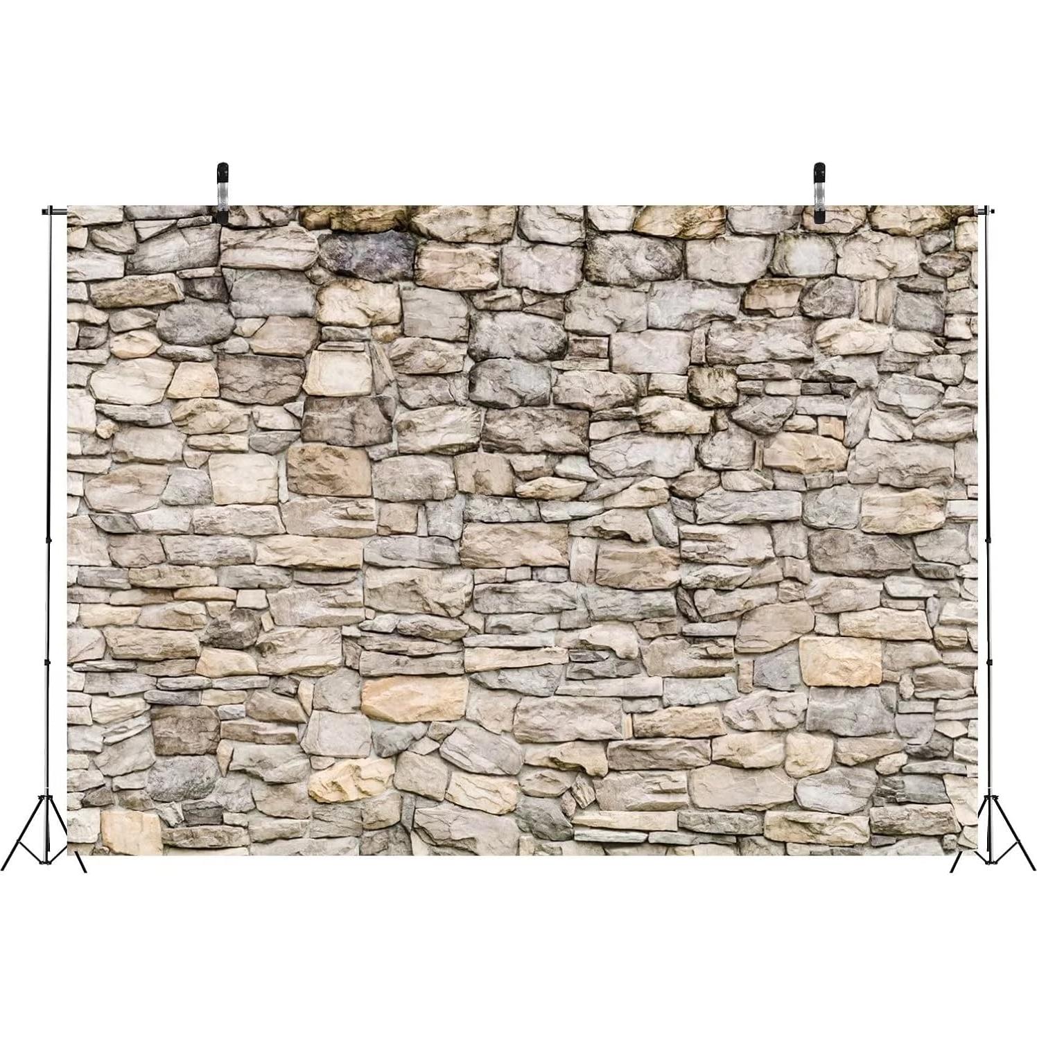 Fondo de Fotografía BELECO 2.7x1.8m Tela Ladrillo Vintage