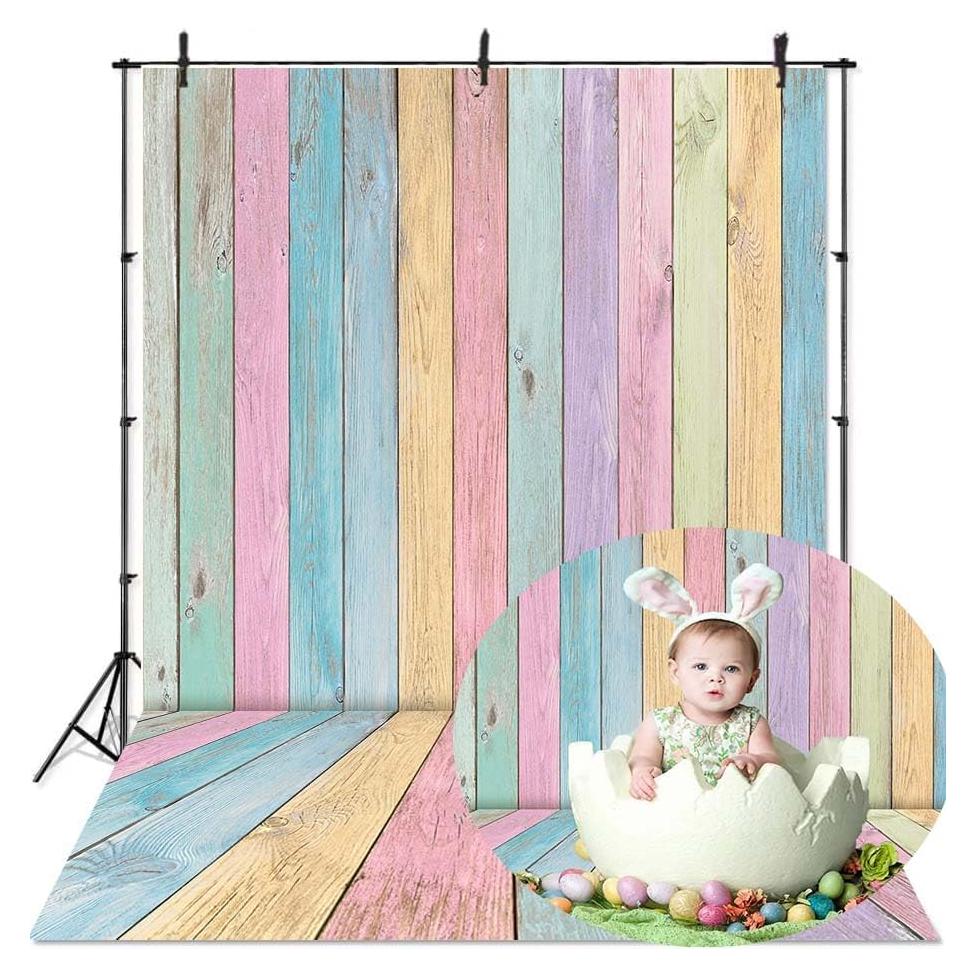 Fondo de Fotografía Colorido RUYI 1.5x2.1m para Cumpleaños