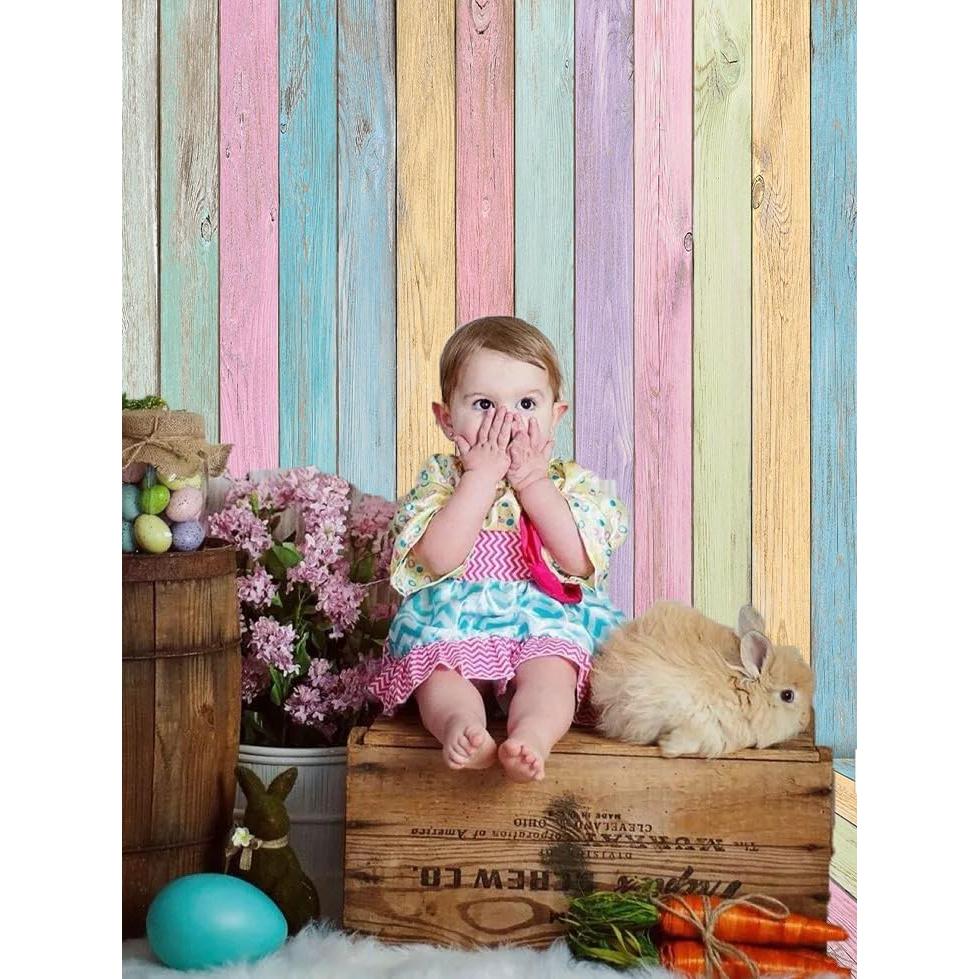 Fondo de Fotografía Colorido RUYI 1.5x2.1m para Cumpleaños