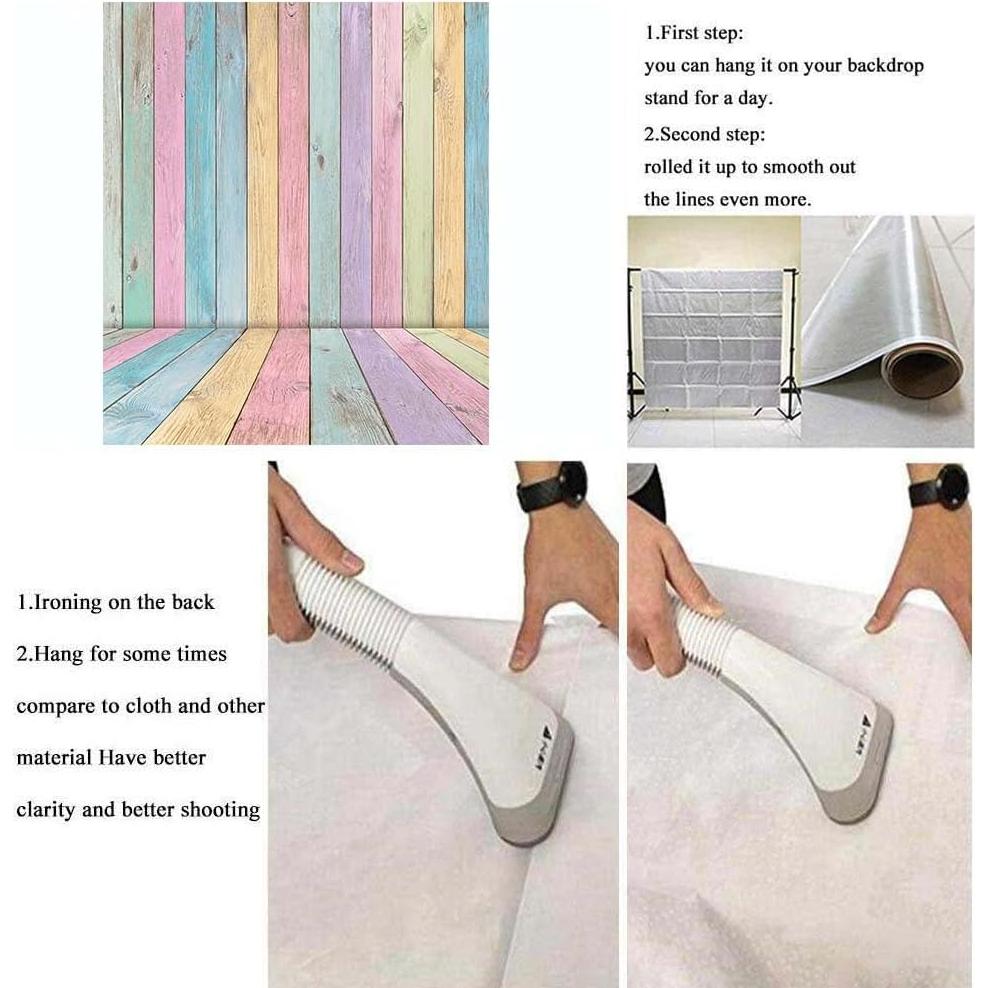 Fondo de Fotografía Colorido RUYI 1.5x2.1m para Cumpleaños