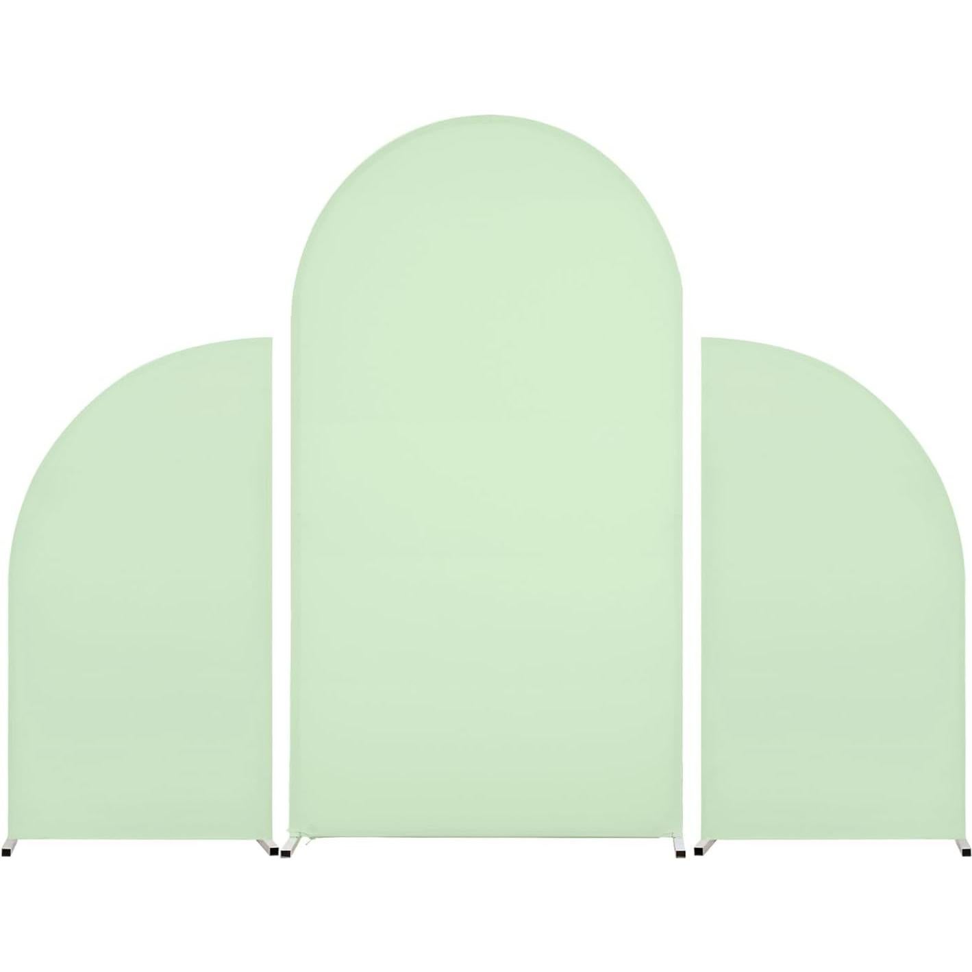 Juego de Soporte de Arco de Boda Partslety 3 Piezas Verde Claro