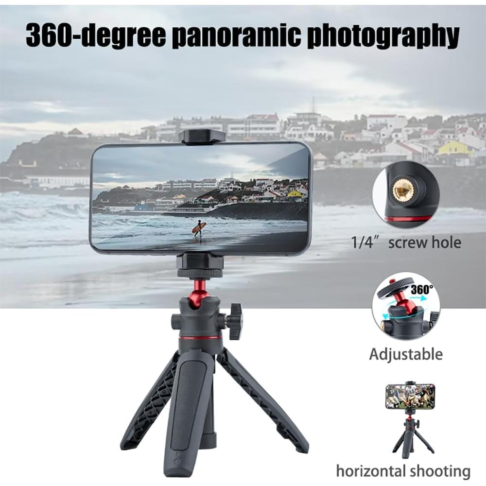 Trípode Compacto Extensible Zhongshan Kumi para Smartphone y Cámara