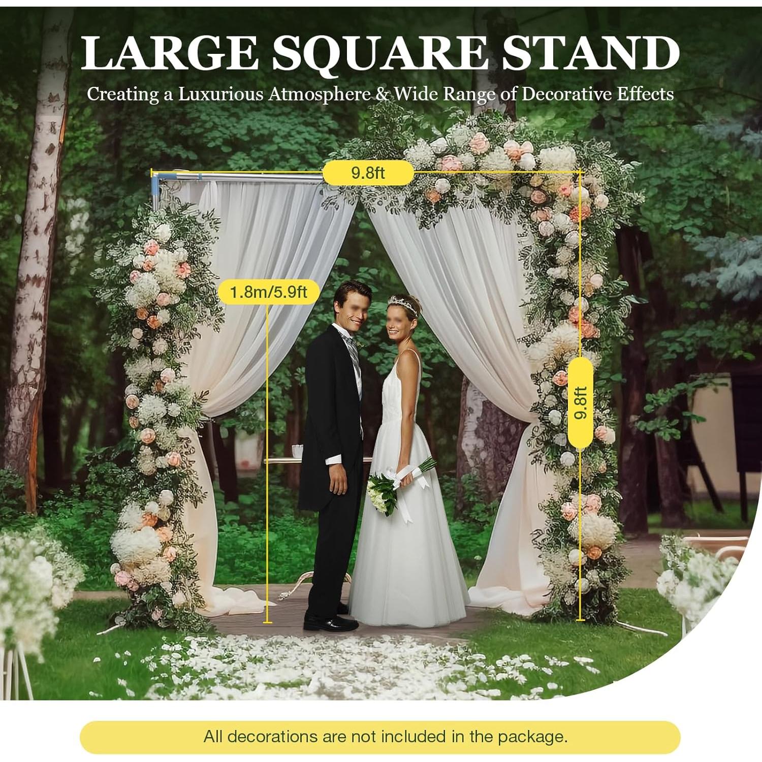 Soporte de Fondo Profesional DYRABREST 1.5-3m Acero Inoxidable