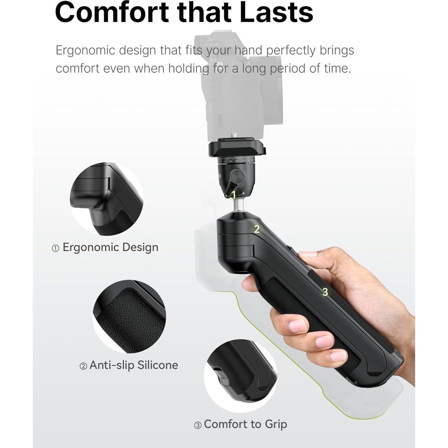 Mini Trípode ULANZI TT38 Portátil para Cámara 393g 360°