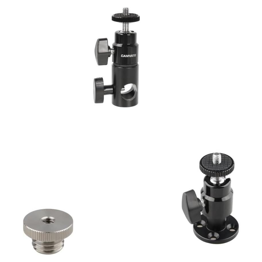 Soporte de Trípode CAMVATE con Tornillo 1/4"-20 a 5/8"-11