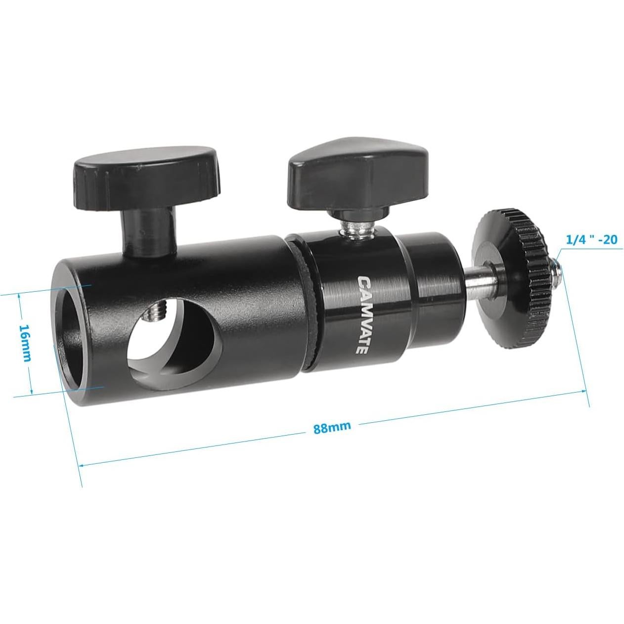 Soporte de Trípode CAMVATE con Tornillo 1/4"-20 a 5/8"-11