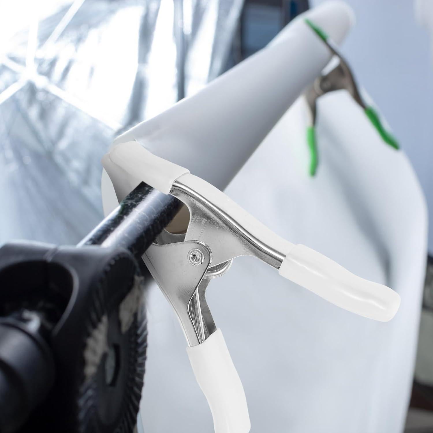 Abrazaderas de Resorte OSALADI 10.16 cm 3 Piezas Niqueladas