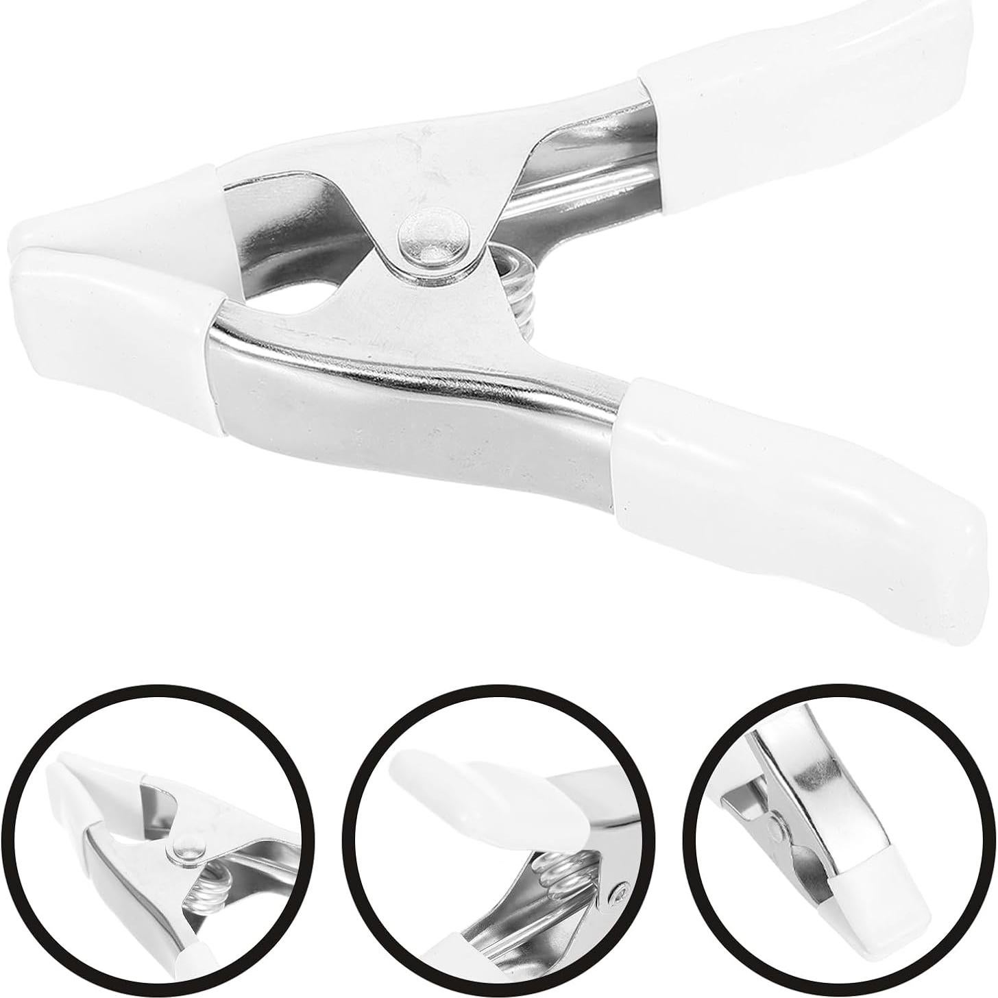 Abrazaderas de Resorte OSALADI 10.16 cm 3 Piezas Niqueladas