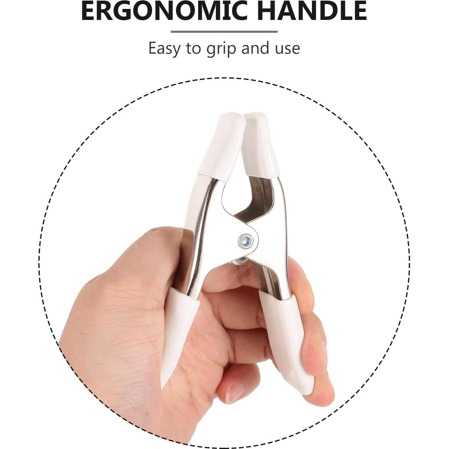 Abrazaderas de Resorte OSALADI 10.16 cm 3 Piezas Niqueladas