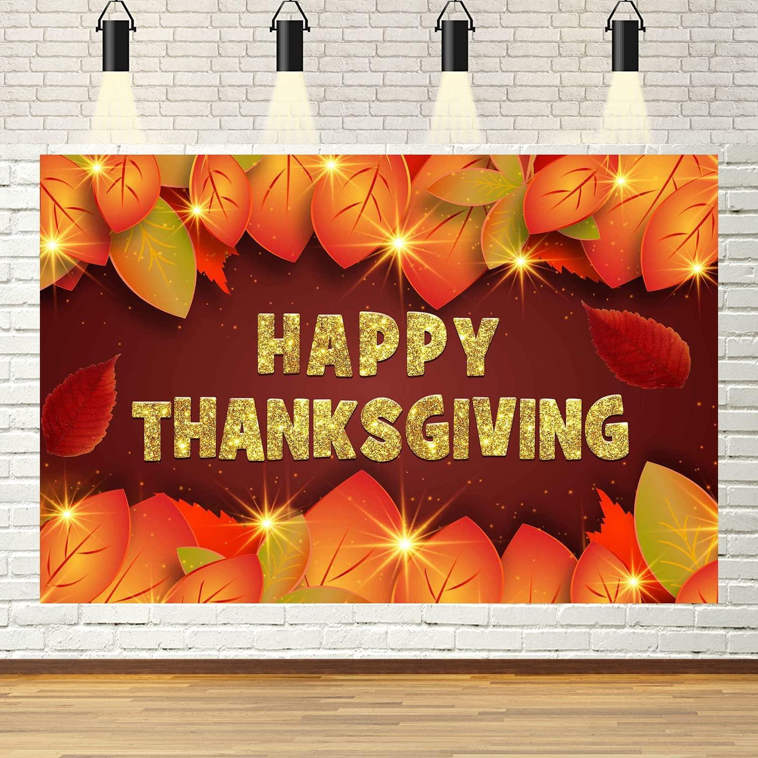 Fondo de Fotografía Otoñal MEETSIOY 213x152 cm con Purpurina