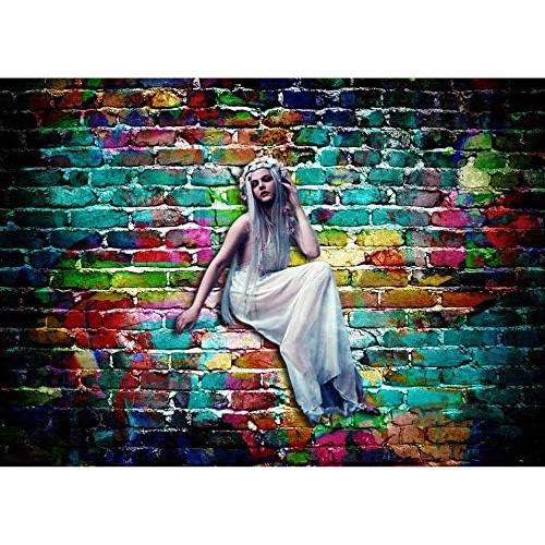 Fondo de Fotografía Graffiti Pared Ladrillo 2.13x1.52m Art Studio