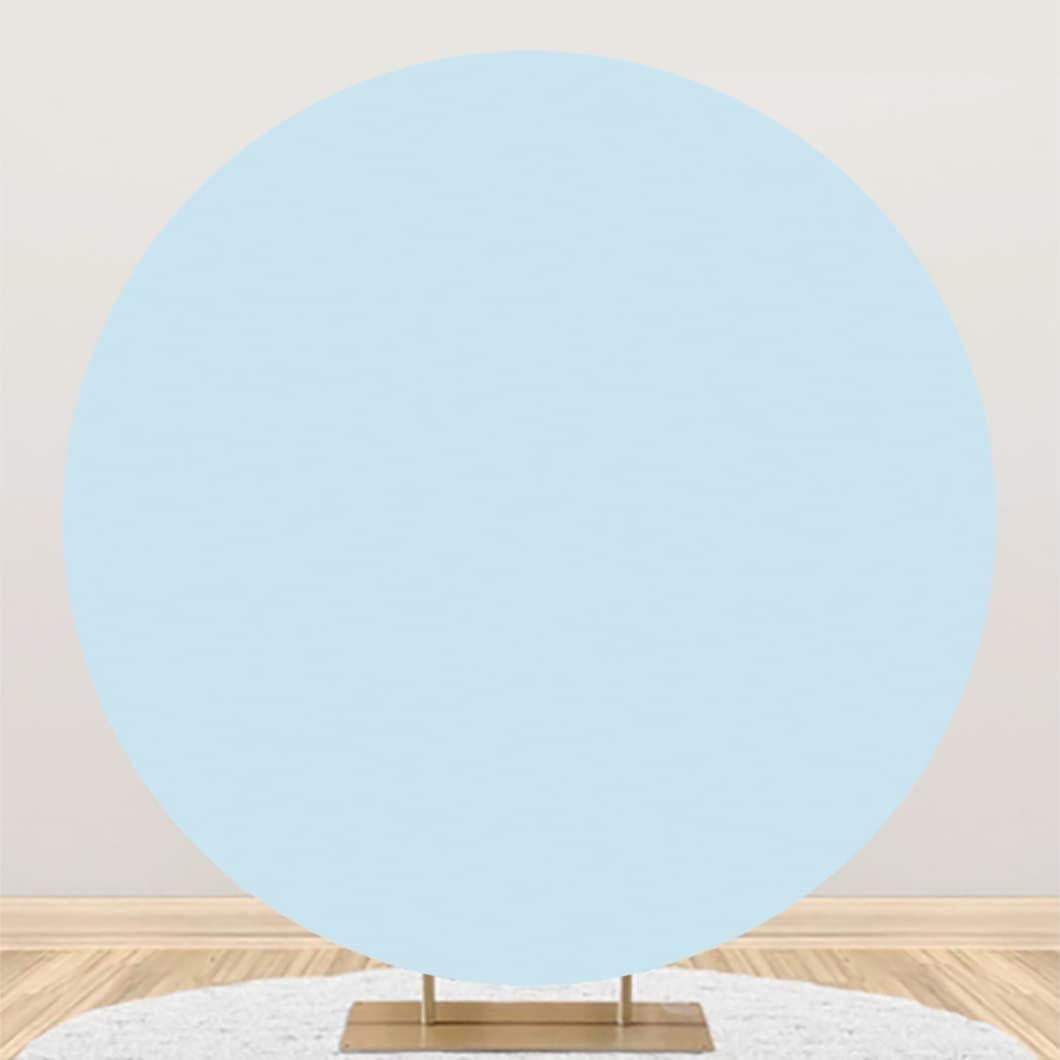 Fondo Redondo Azul 2.2x2.2m Poliester Laeacco para Fotografía