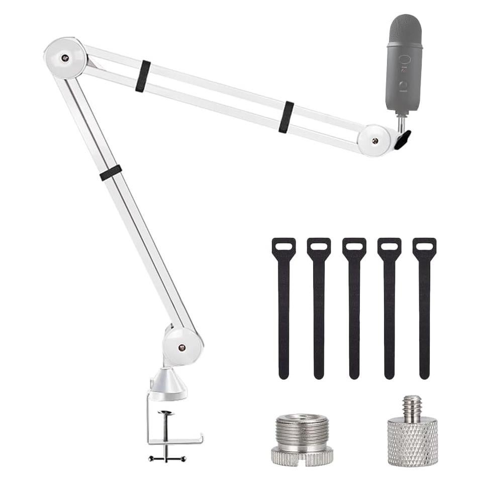 Soporte de Micrófono Ajustable BOMGE BG-MS01 Blanco 2kg