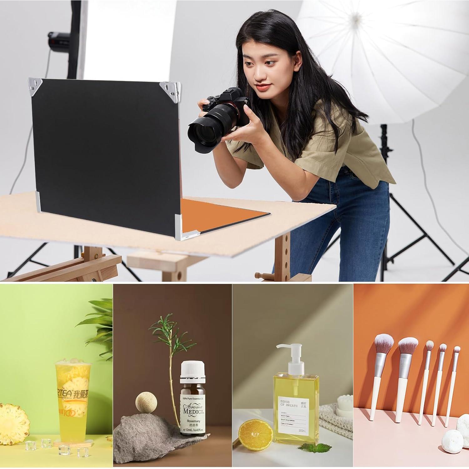 Set de Fondos de Fotografía 12pcs Multicolor 42x30cm Nomila