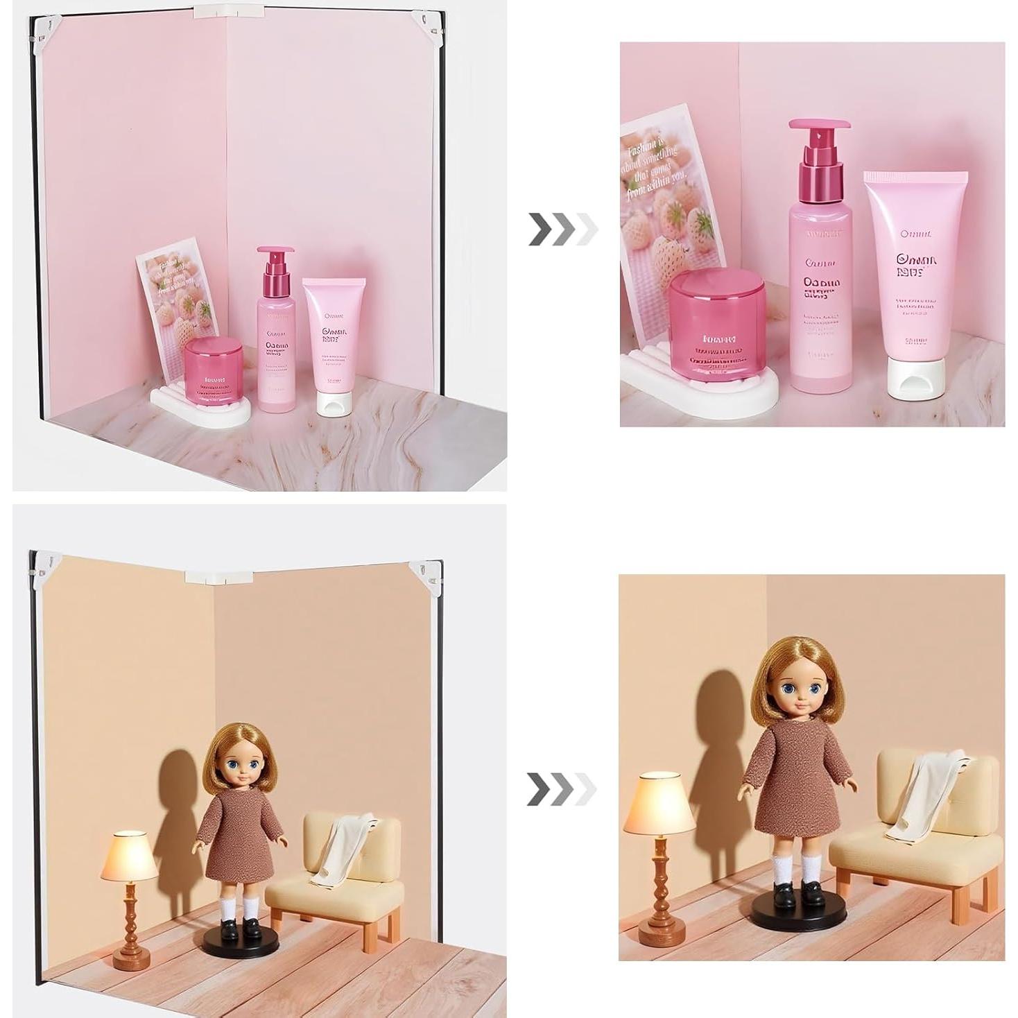 Set de Fondos de Fotografía 12pcs Multicolor 42x30cm Nomila