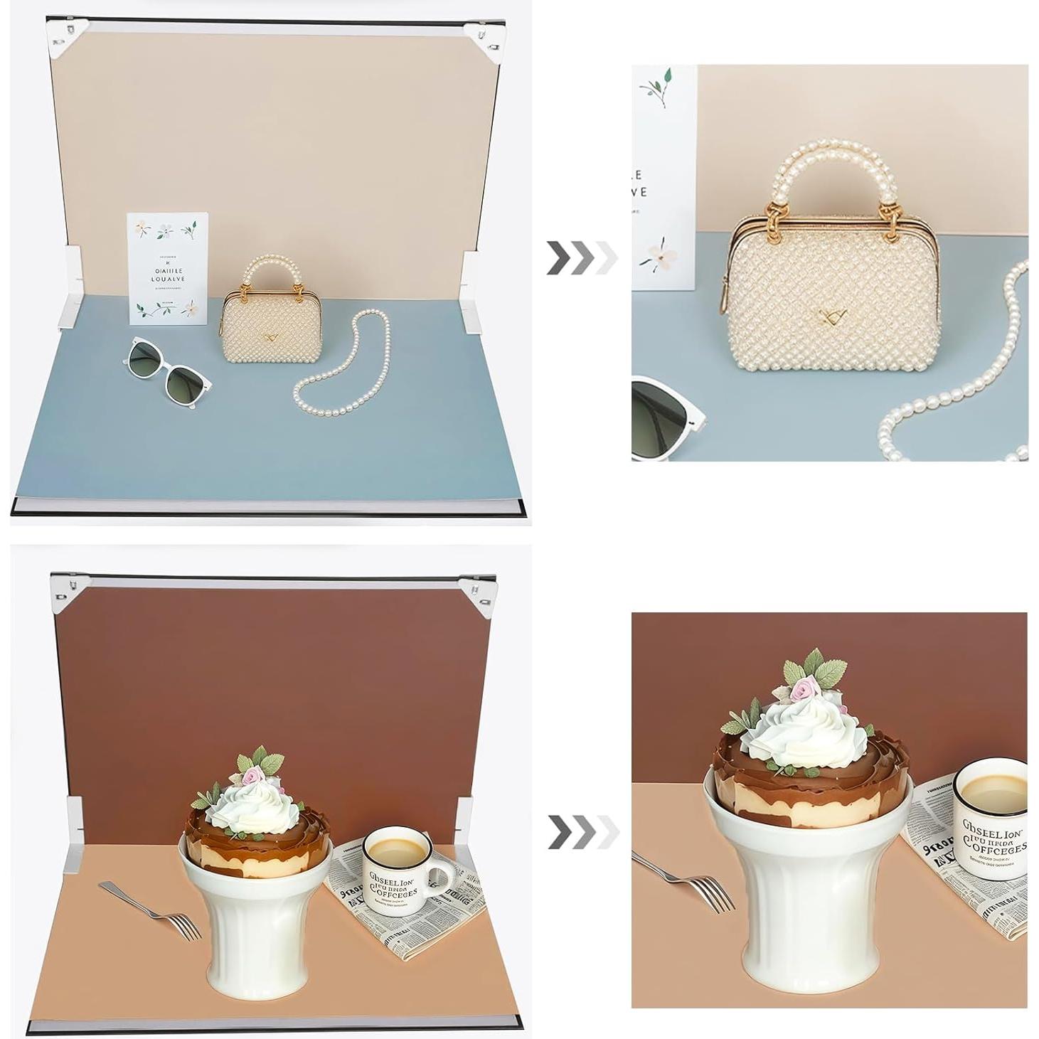 Set de Fondos de Fotografía 12pcs Multicolor 42x30cm Nomila