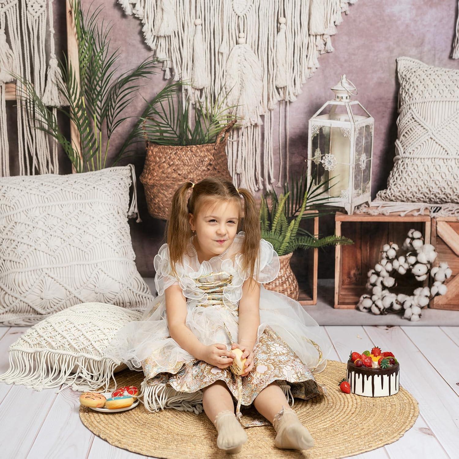 Mats de Fotografía Kate Suelo Caucho Madera Blanca 1.5x1.2m