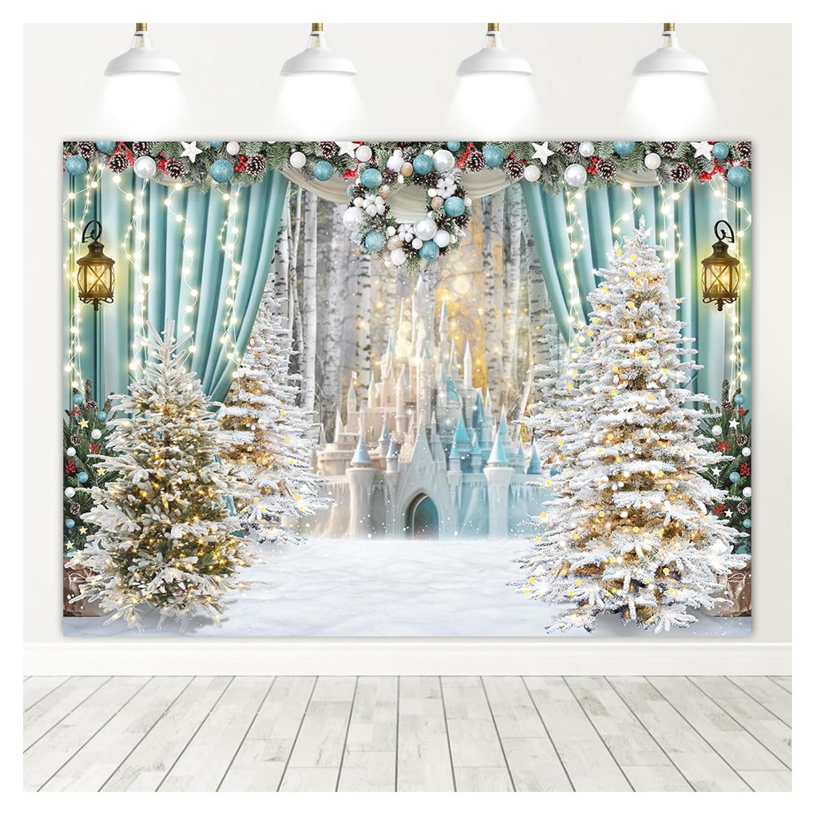 Fondo de Fotografía Avezano Castillo de Invierno 210x150 cm