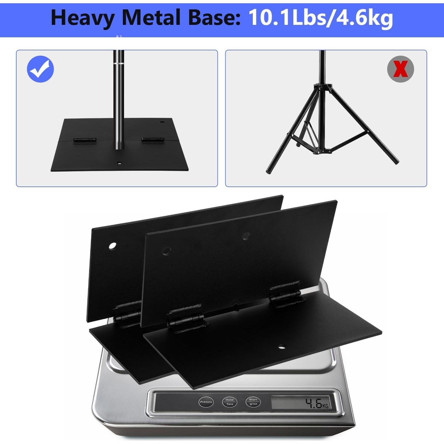 Kit de Soporte para Fondos de Fotografía SLOW DOLPHIN 3.05m x 1.83m