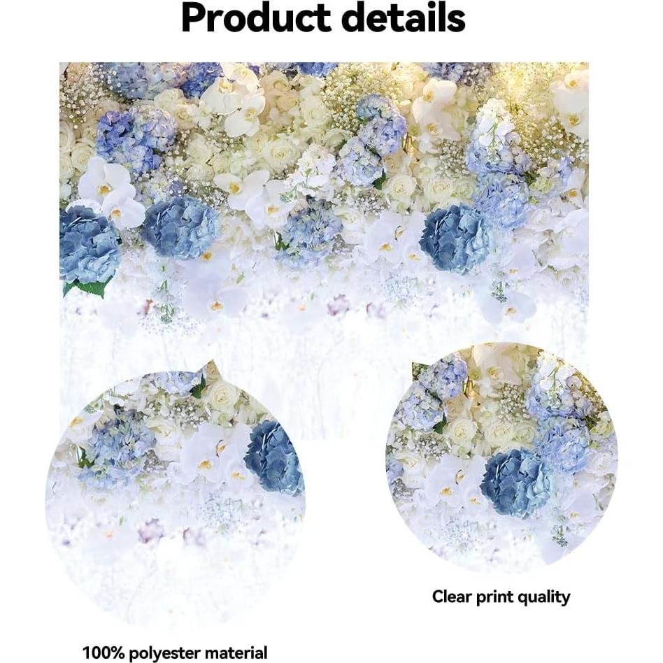 Fondo de Fotografía Floral Qian 3x2.4m para Fiestas y Cumpleaños