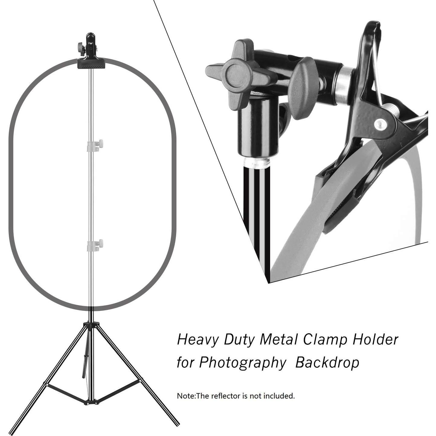 Kit de Estudio Fotográfico Emart con Soporte 260cm y Reflectores 5 en 1