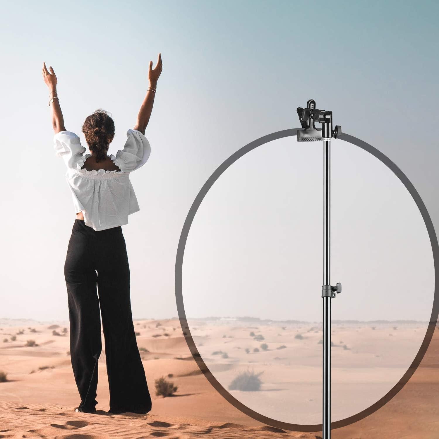 Kit de Estudio Fotográfico Emart con Soporte 260cm y Reflectores 5 en 1