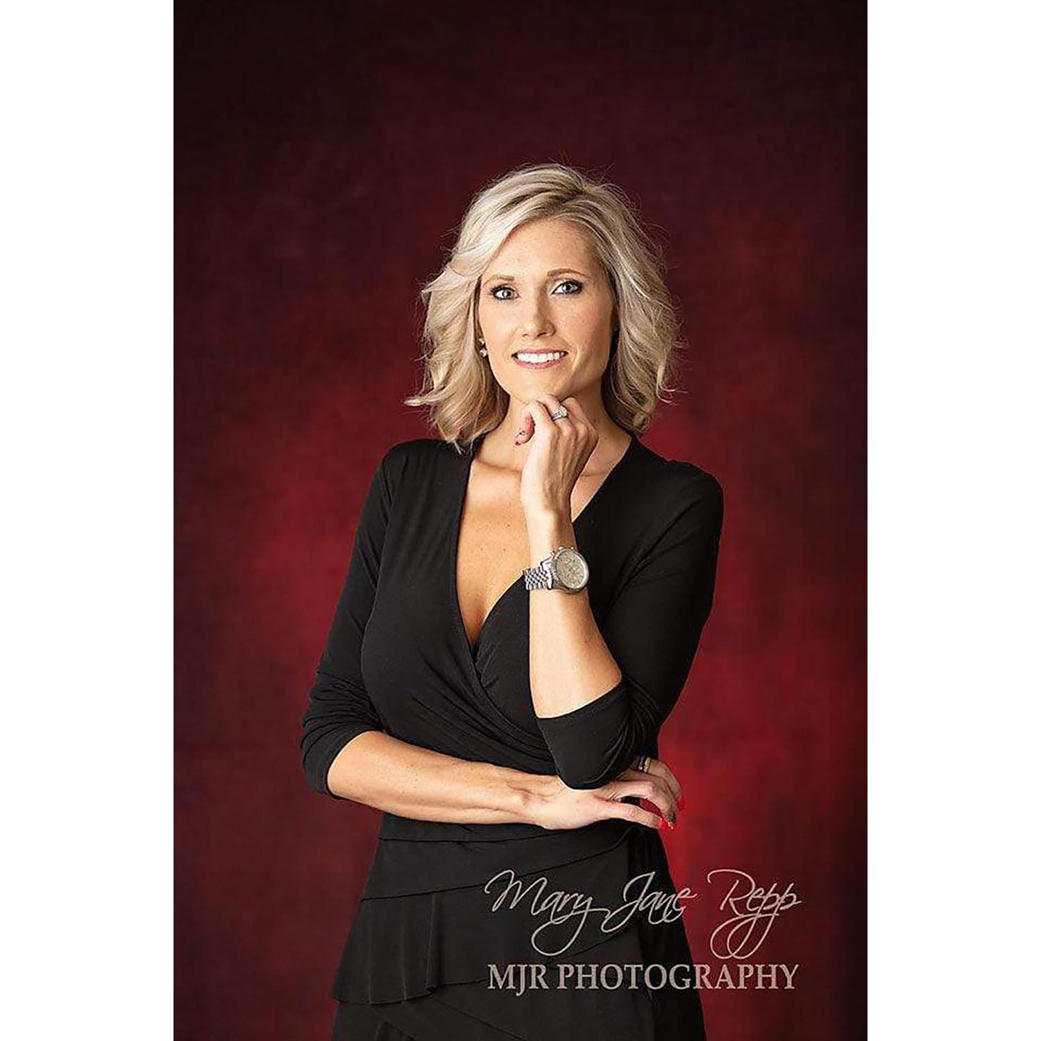 Fondo de Fotografía Rojo 7x5ft Kate Microfibra Lavable