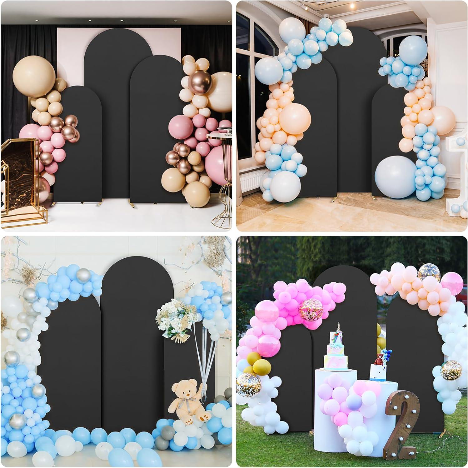 Cubierta de Fondo Arqueado Dofilachy - 3 Fundas Spandex Negros