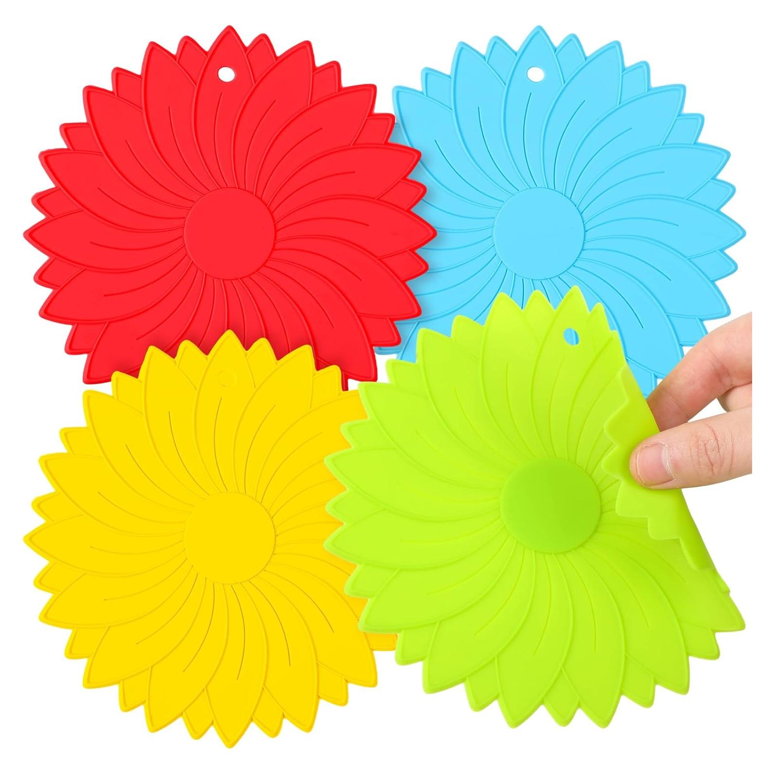 Abridor de Tarros Maxdot 4 Pcs Goma Antideslizante 15.5 cm