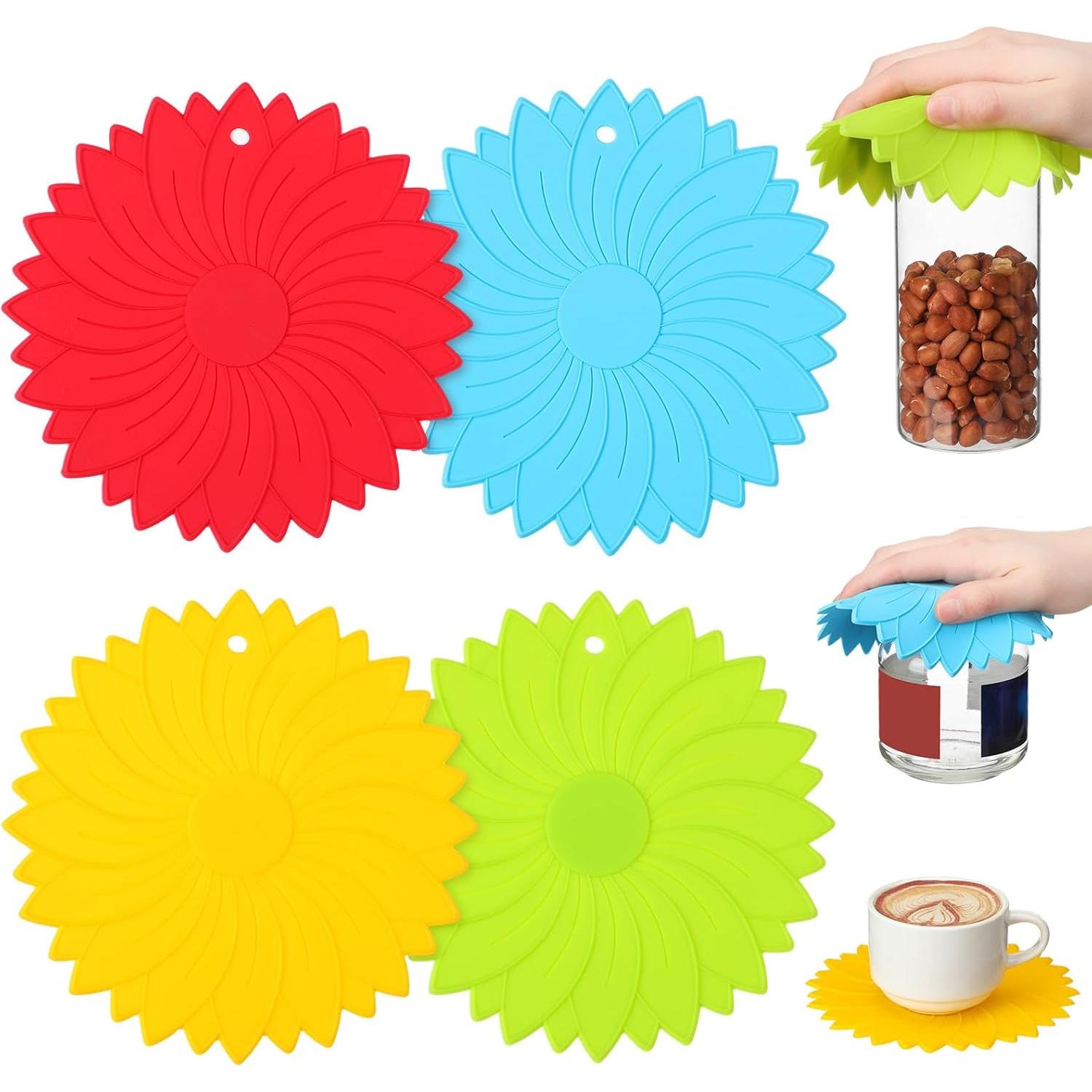 Abridor de Tarros Maxdot 4 Pcs Goma Antideslizante 15.5 cm