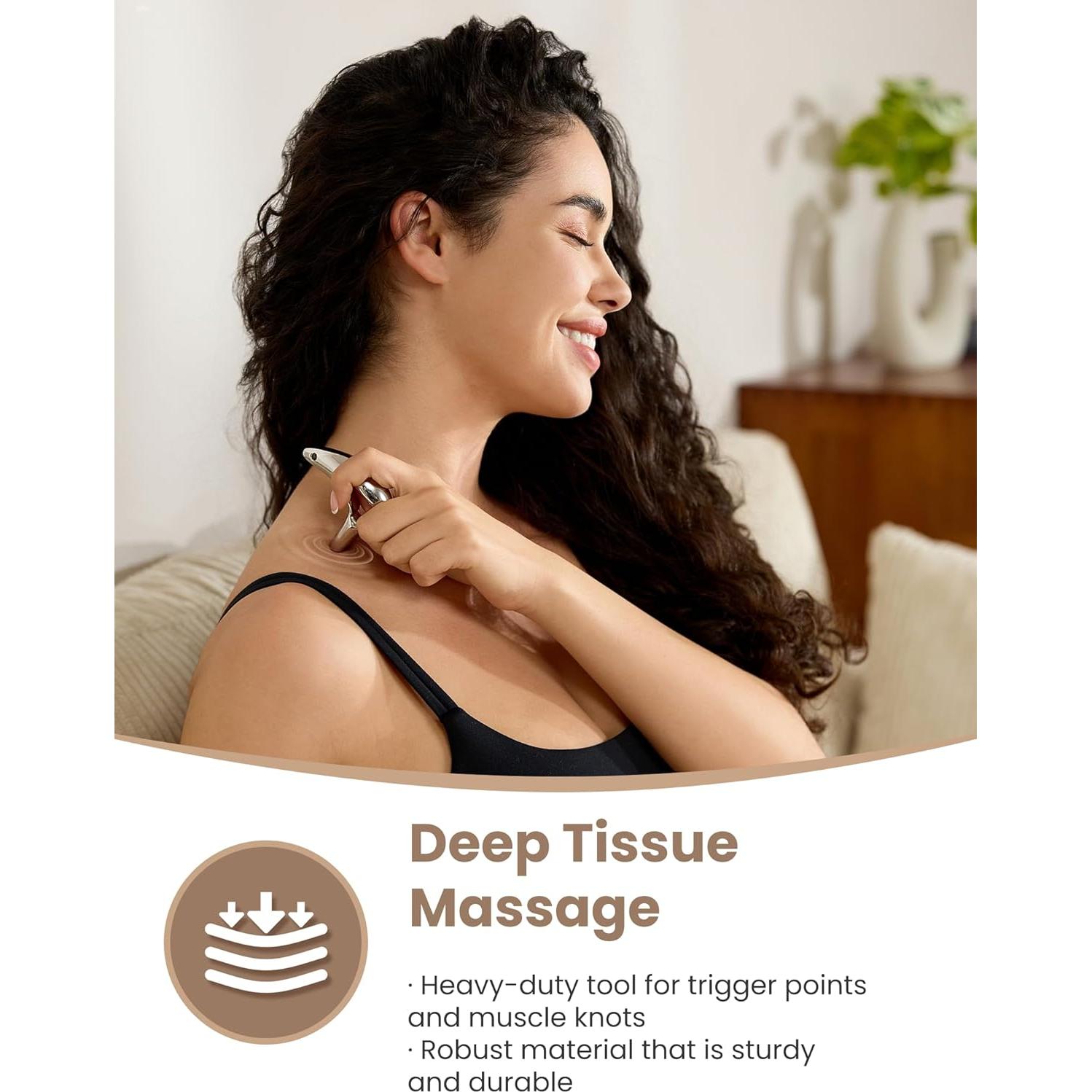 Herramienta de Masaje Lifechill Gua Sha 12.7x6.35cm