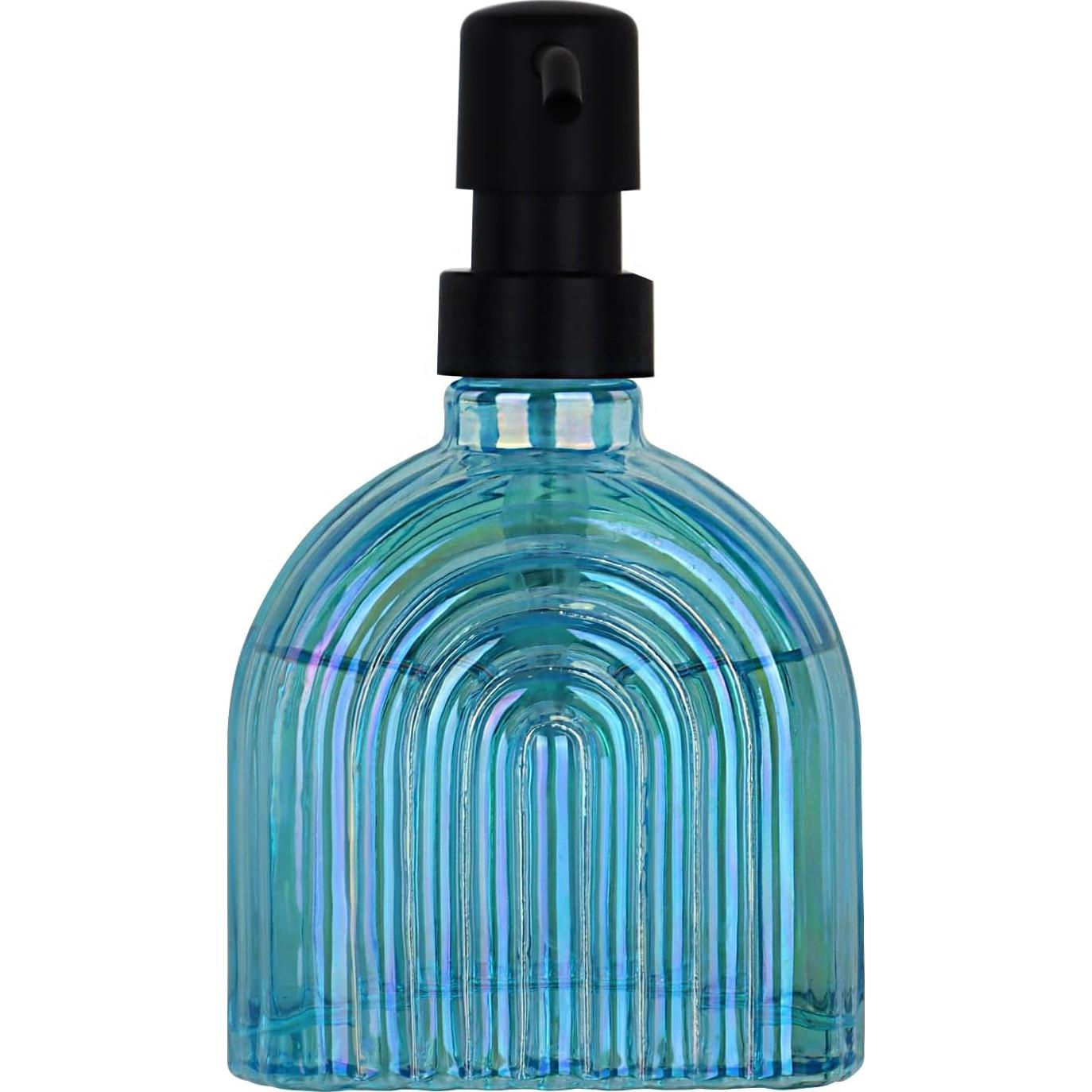 Dispensador de Jabón de Vidrio OCTMUSTARD 255 ml Azul Bebé