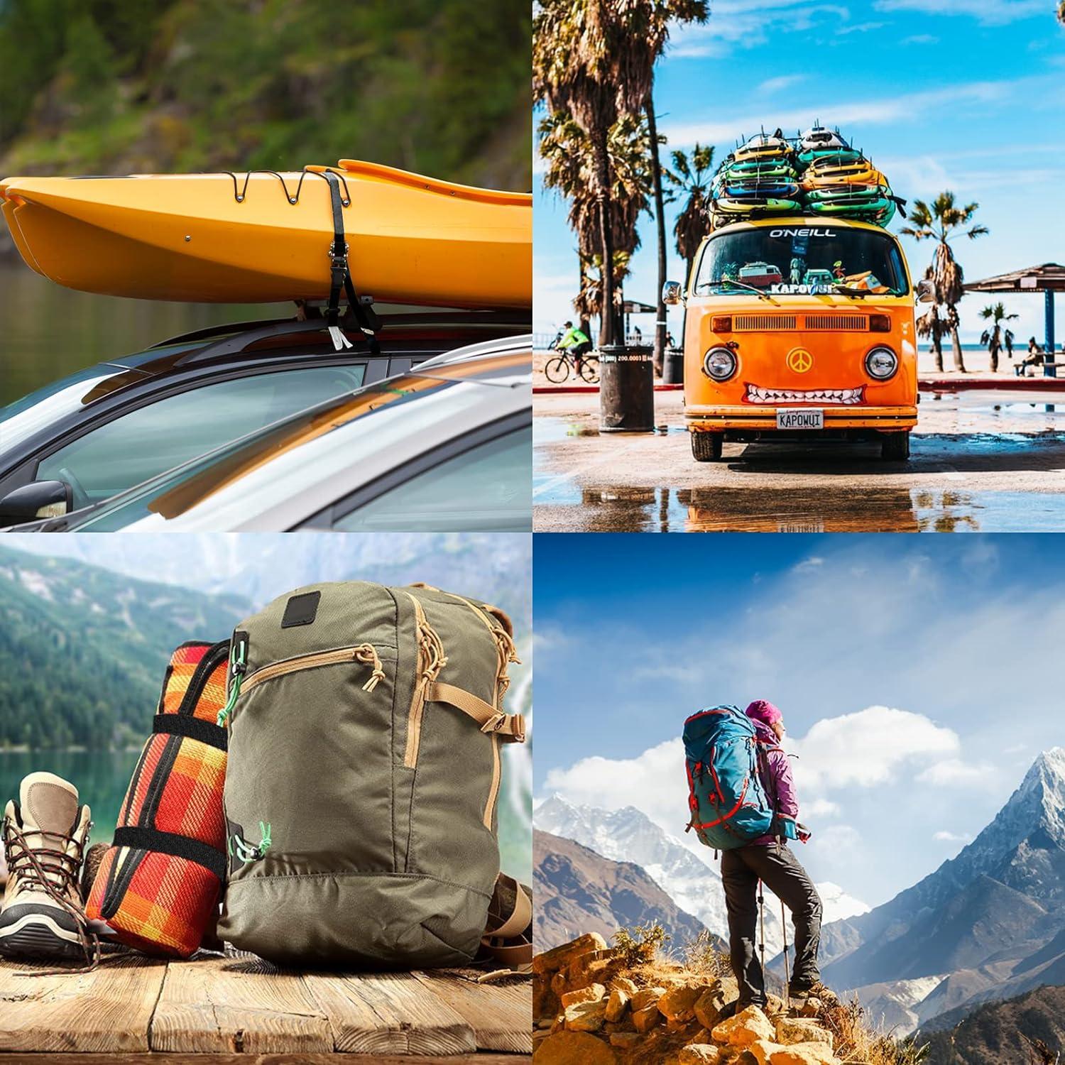 Correas de Amarre RIO Direct 1m x 2.5cm Ajustables 4 Unidades