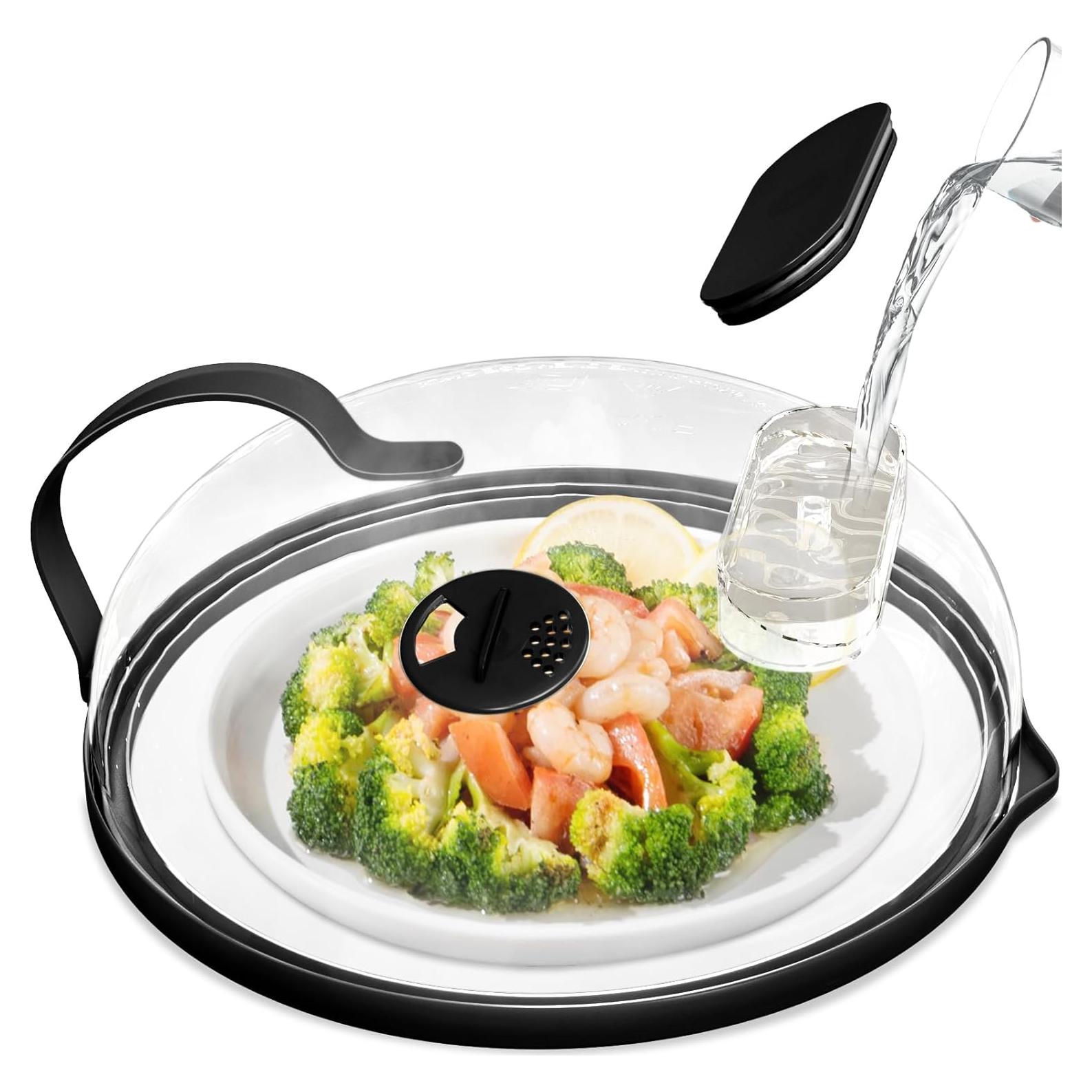 Cubierta para Microondas NUTIKAS 25.4 cm con Vaporera