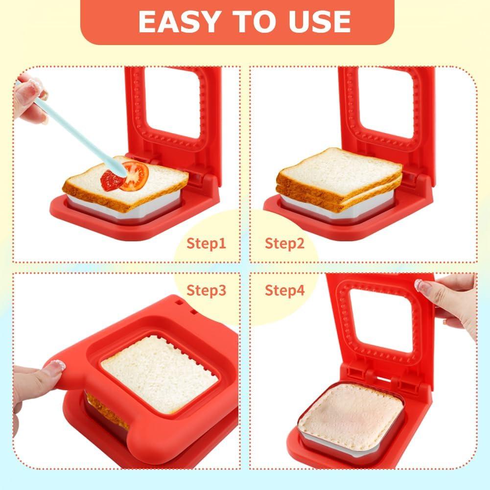 Juego de Cortadores de Sándwich Saycker 2 Piezas Acero Inoxidable