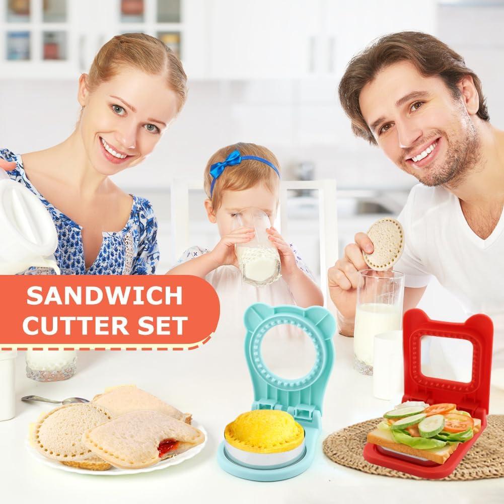 Juego de Cortadores de Sándwich Saycker 2 Piezas Acero Inoxidable