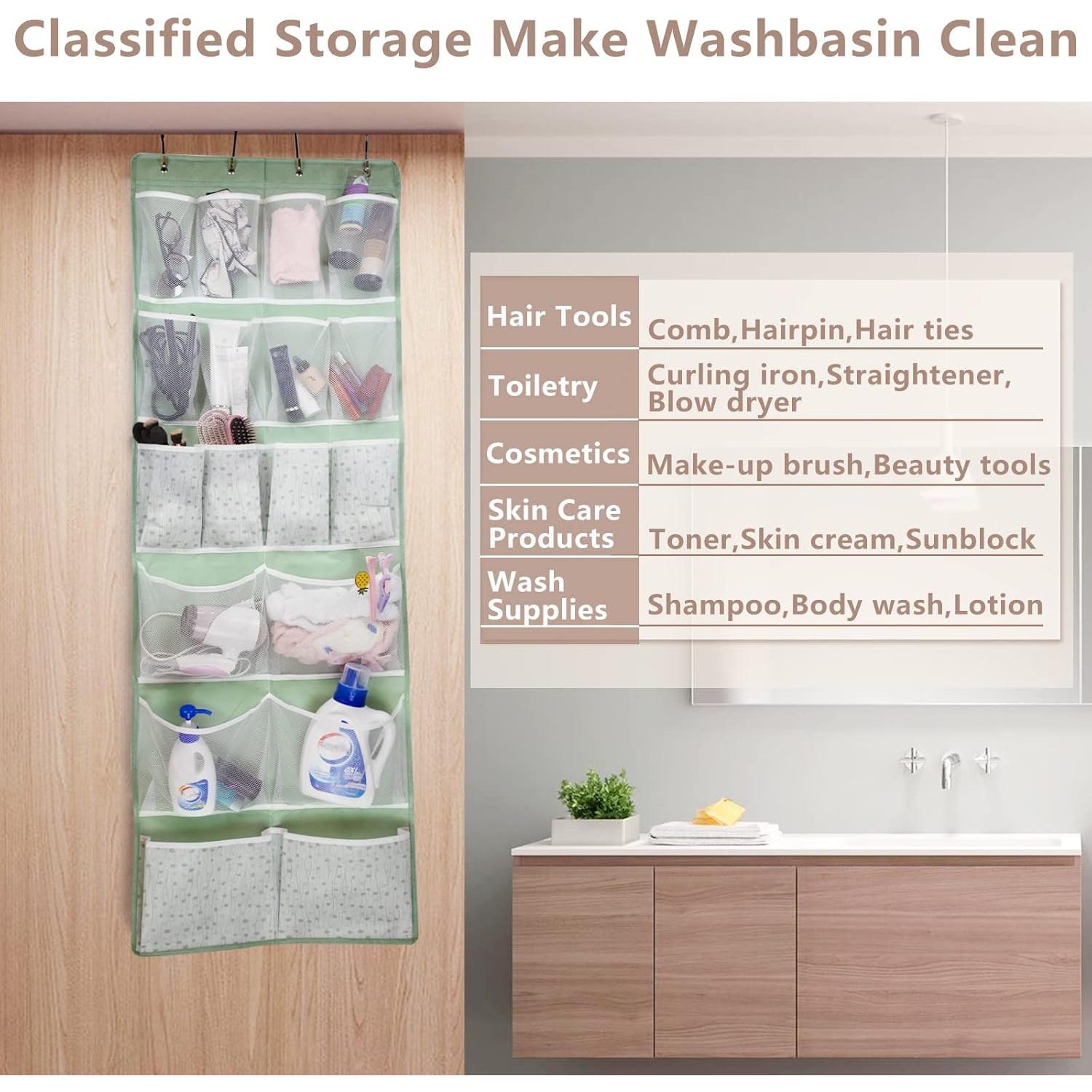 Organizador Colgante KANCNT Verde 18 Bolsillos para Puerta