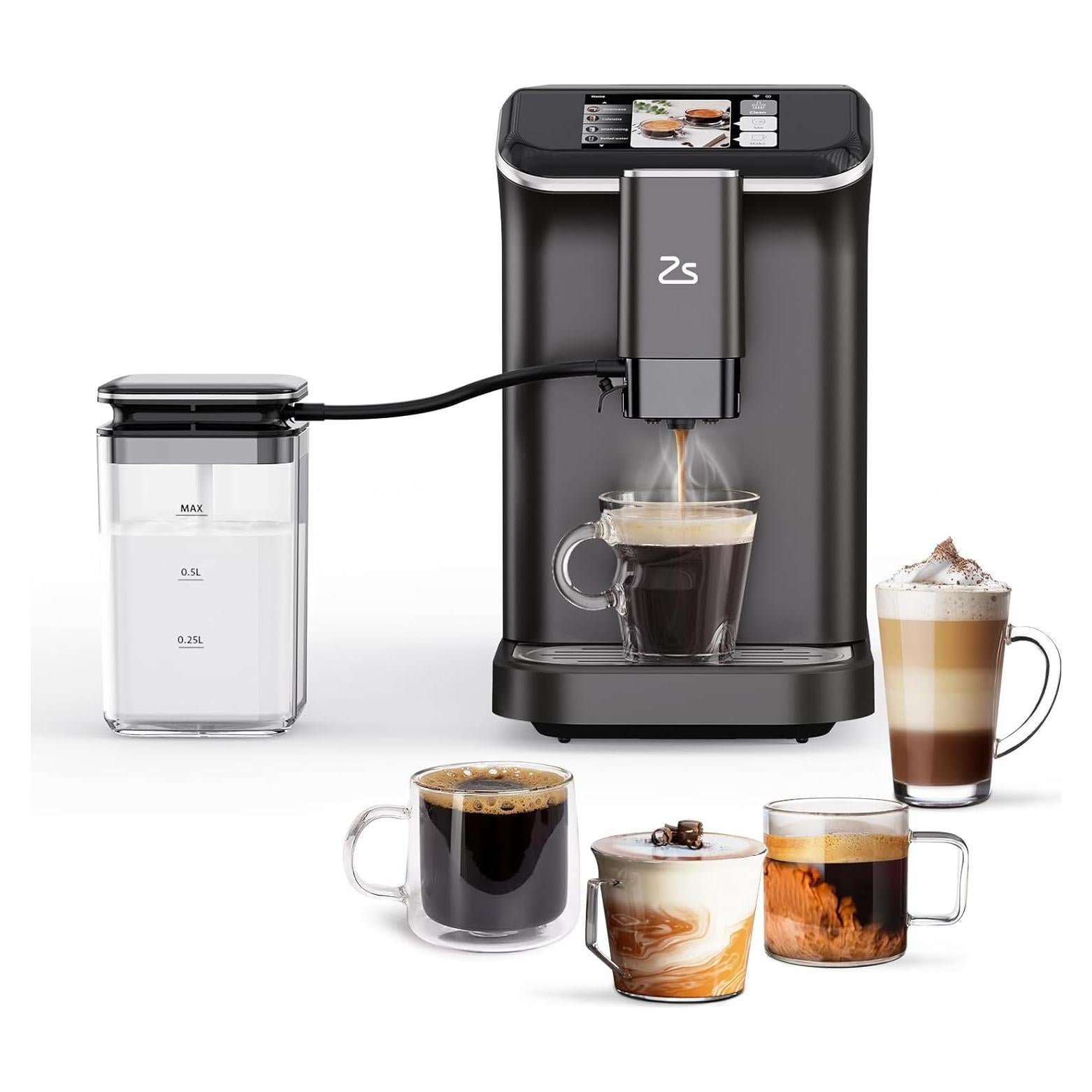 Máquina de Espresso Automática Takywep K0WD7eRSQR 20 Bar Negra