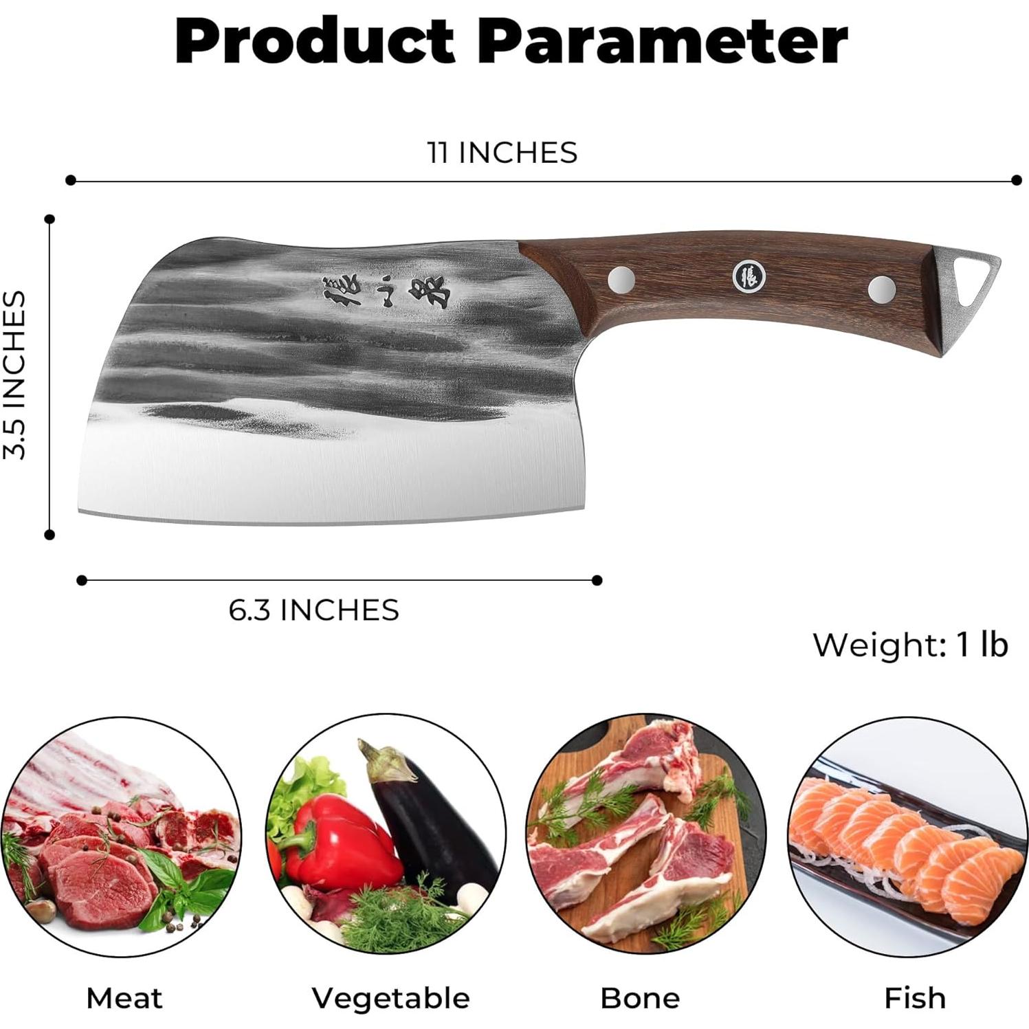 Cuchillo de Carnicero Zhang Xiao Quan 16 cm Acero Inoxidable