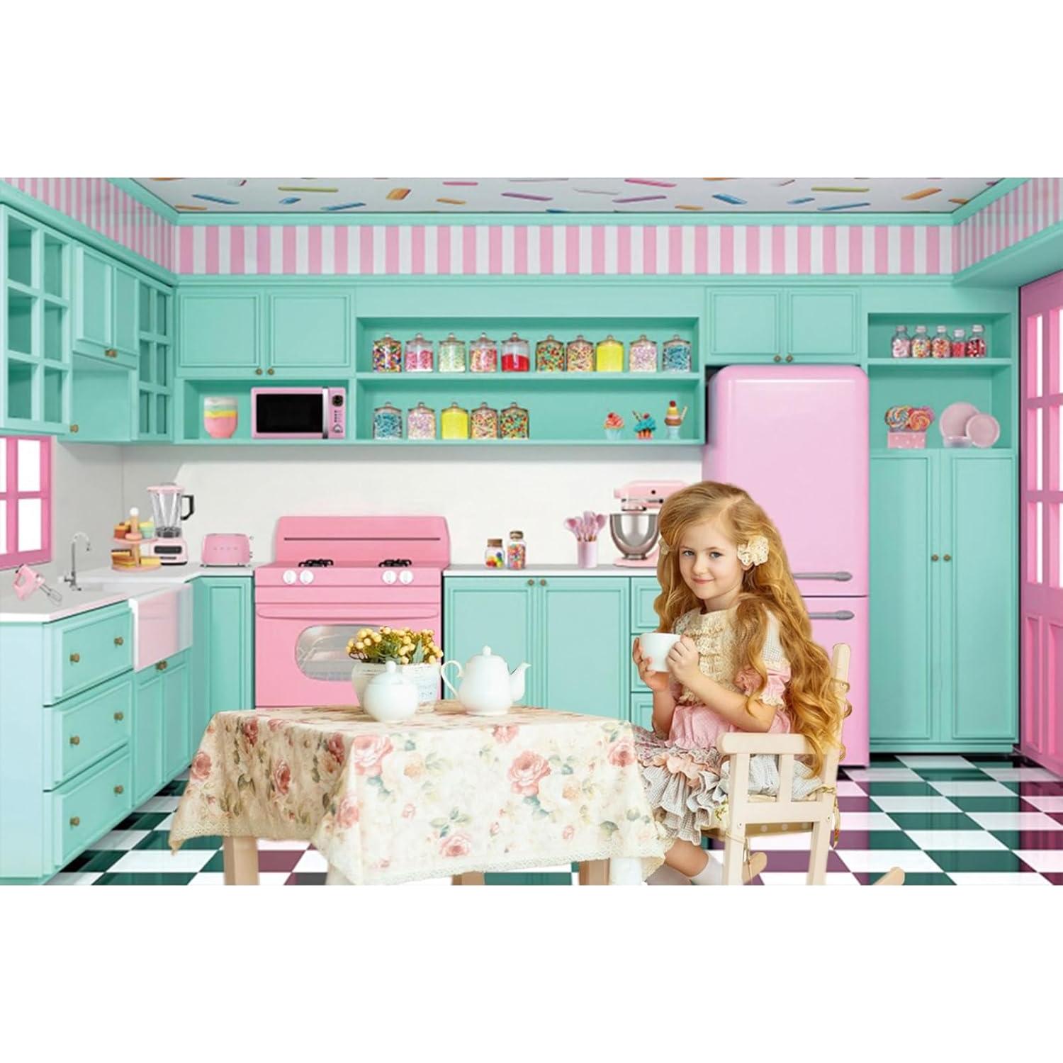 Fondo de Cocina de Tela Renaiss 2.5x1.8m para Fotografía