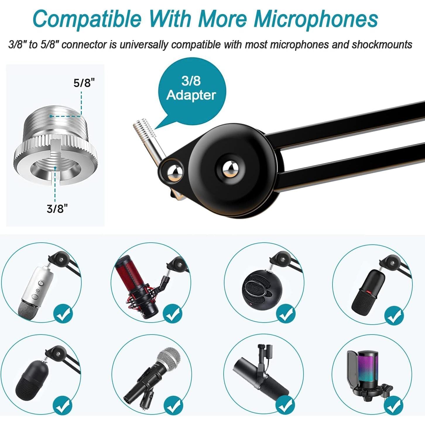 Soporte de Brazo de Micrófono Melon Audio GAZ-40 Plegable